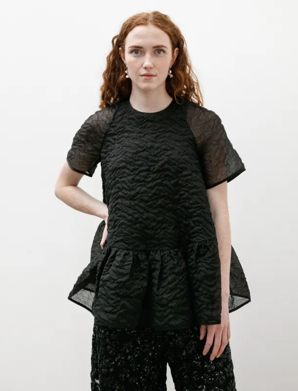 Susi Top Nimbus Matelassé Black sold by SHOP NEIGHBOR