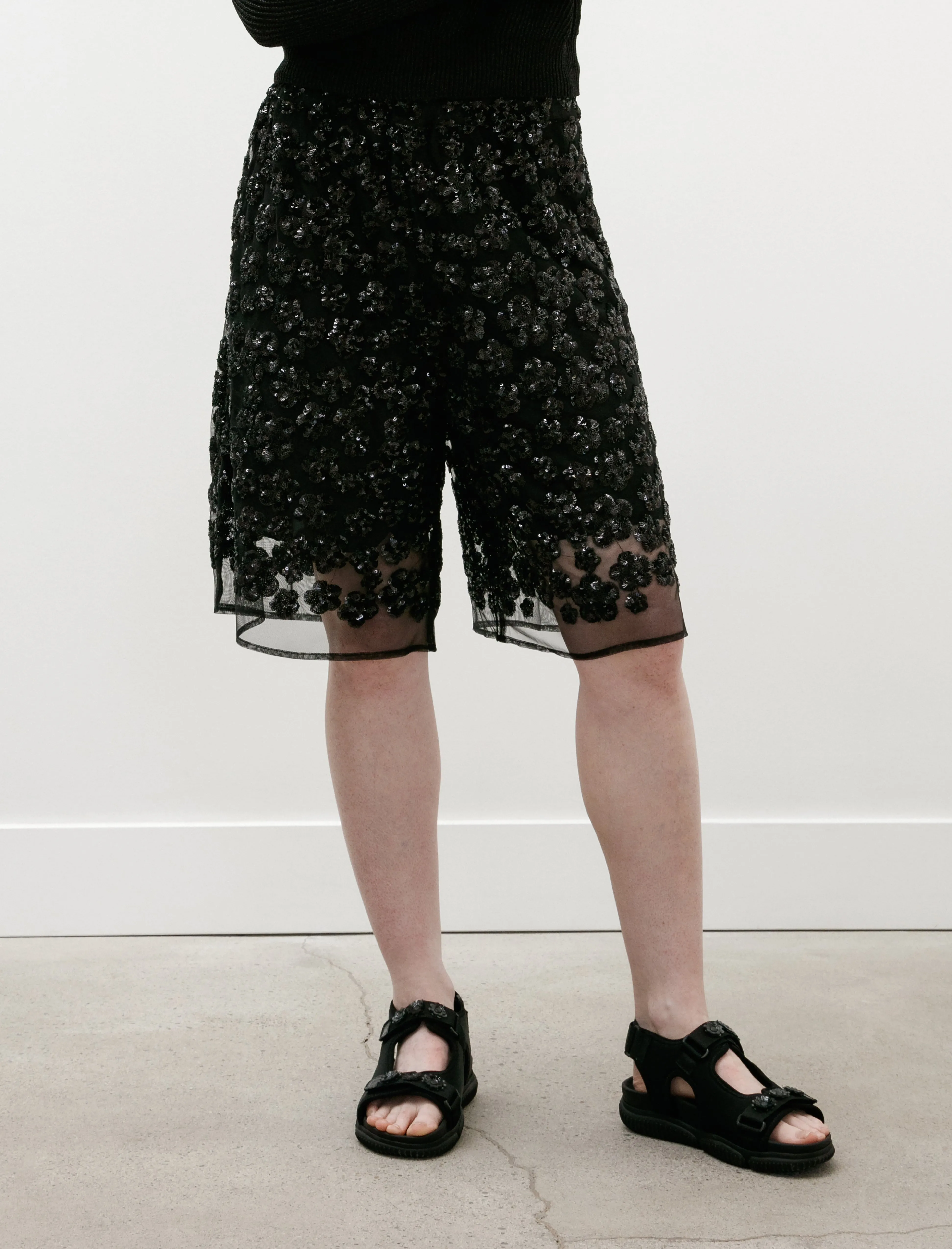 Angelica Shorts Ume Floral Sequins Black sold by SHOP NEIGHBOR product image thumbnail 2