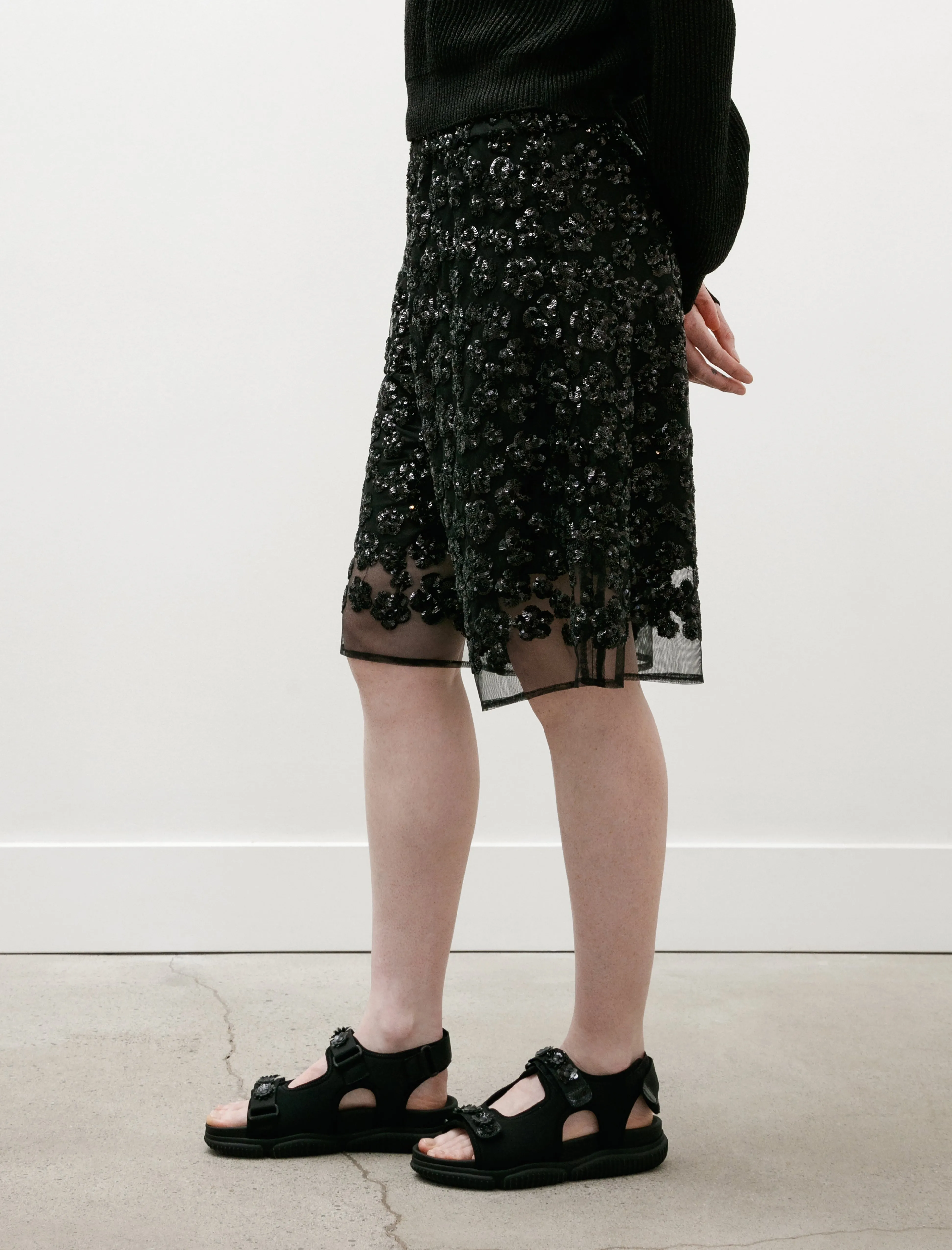 Angelica Shorts Ume Floral Sequins Black sold by SHOP NEIGHBOR product image thumbnail 4