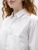 Handmade Classic Collar Shirt White with Blue Stripes sold by SHOP NEIGHBOR