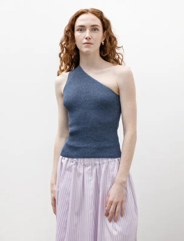Washi Paper Asymmetrical Top Blue sold by SHOP NEIGHBOR