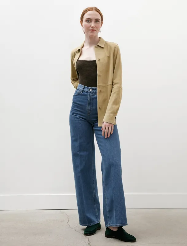 Wide Leg Denim Vibrant Blue sold by SHOP NEIGHBOR