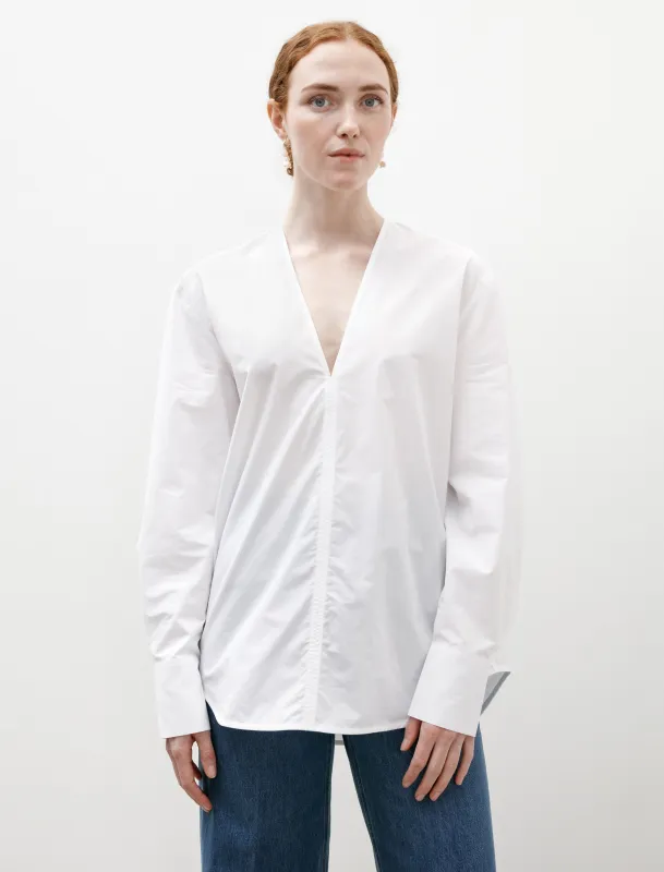 V-Neck Shirt White sold by SHOP NEIGHBOR