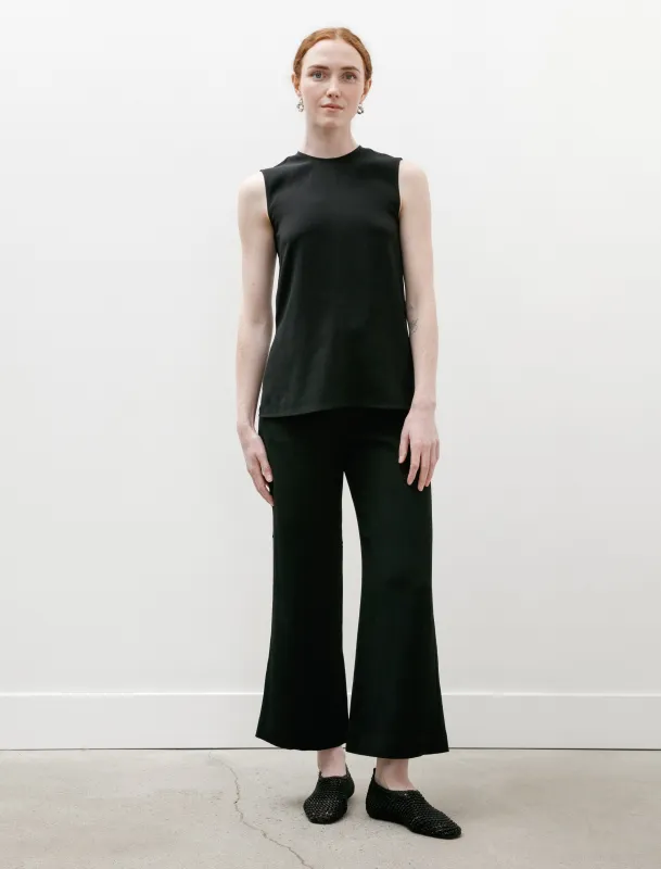 Woven Stripe Drawstring Trousers Black sold by SHOP NEIGHBOR