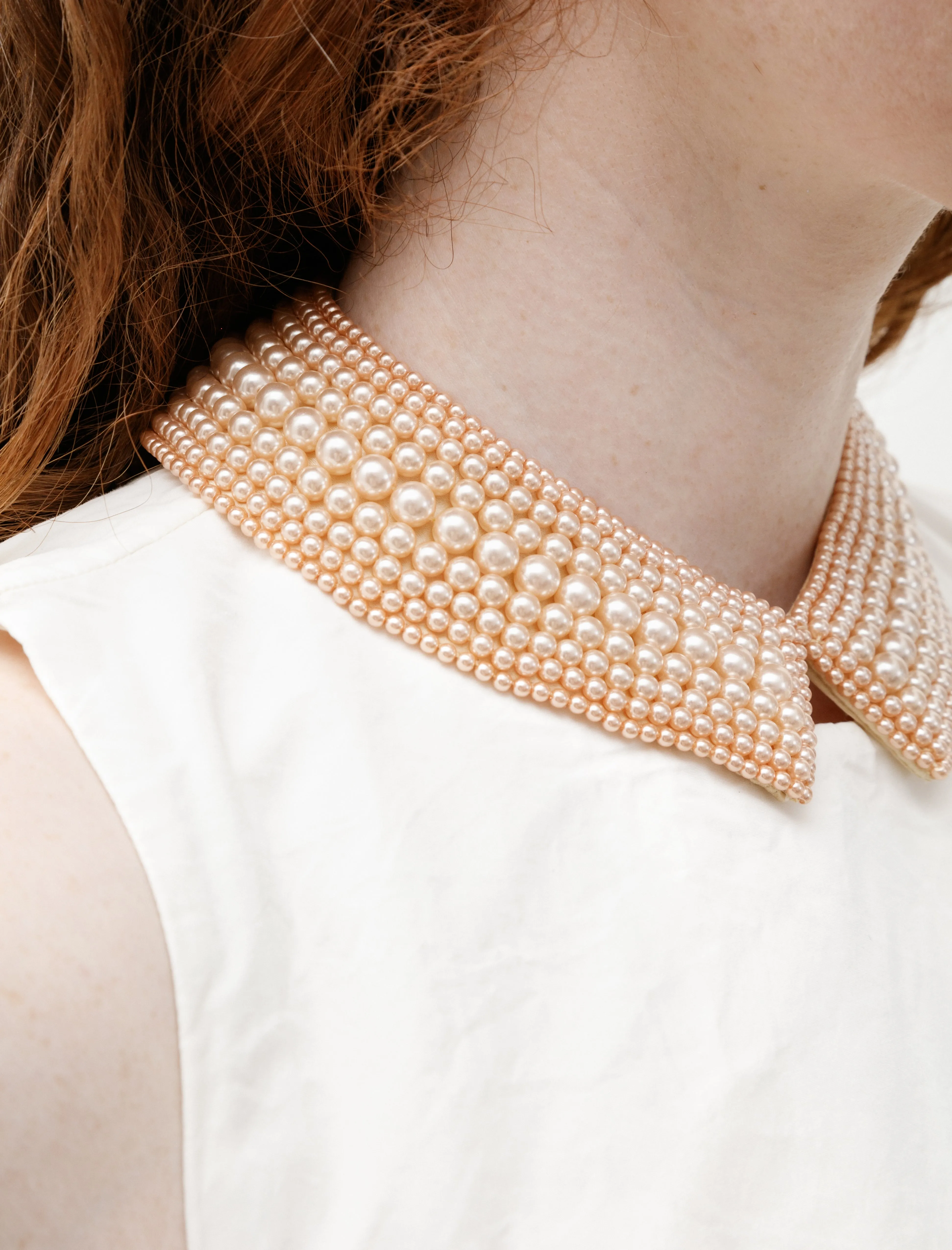 Pearl and Silk Collar sold by SHOP NEIGHBOR product image thumbnail 3