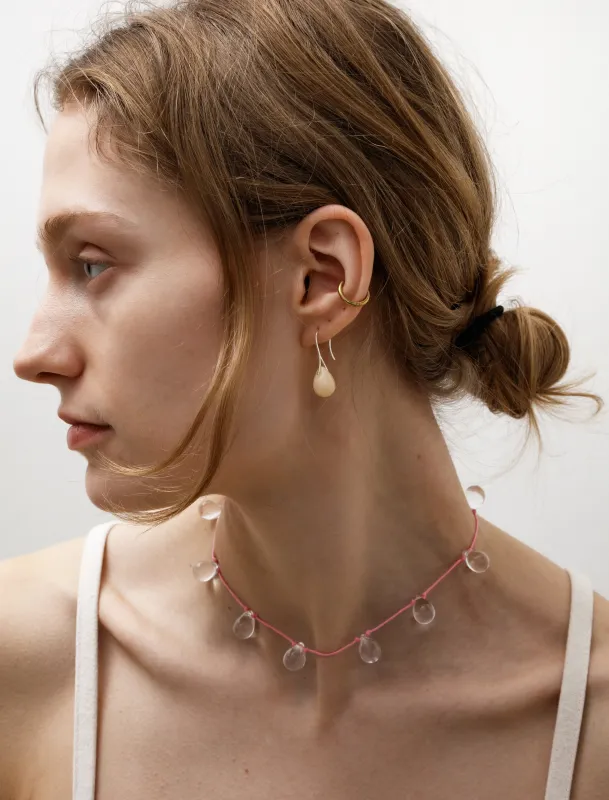 Gota Mini Earrings Beige sold by SHOP NEIGHBOR