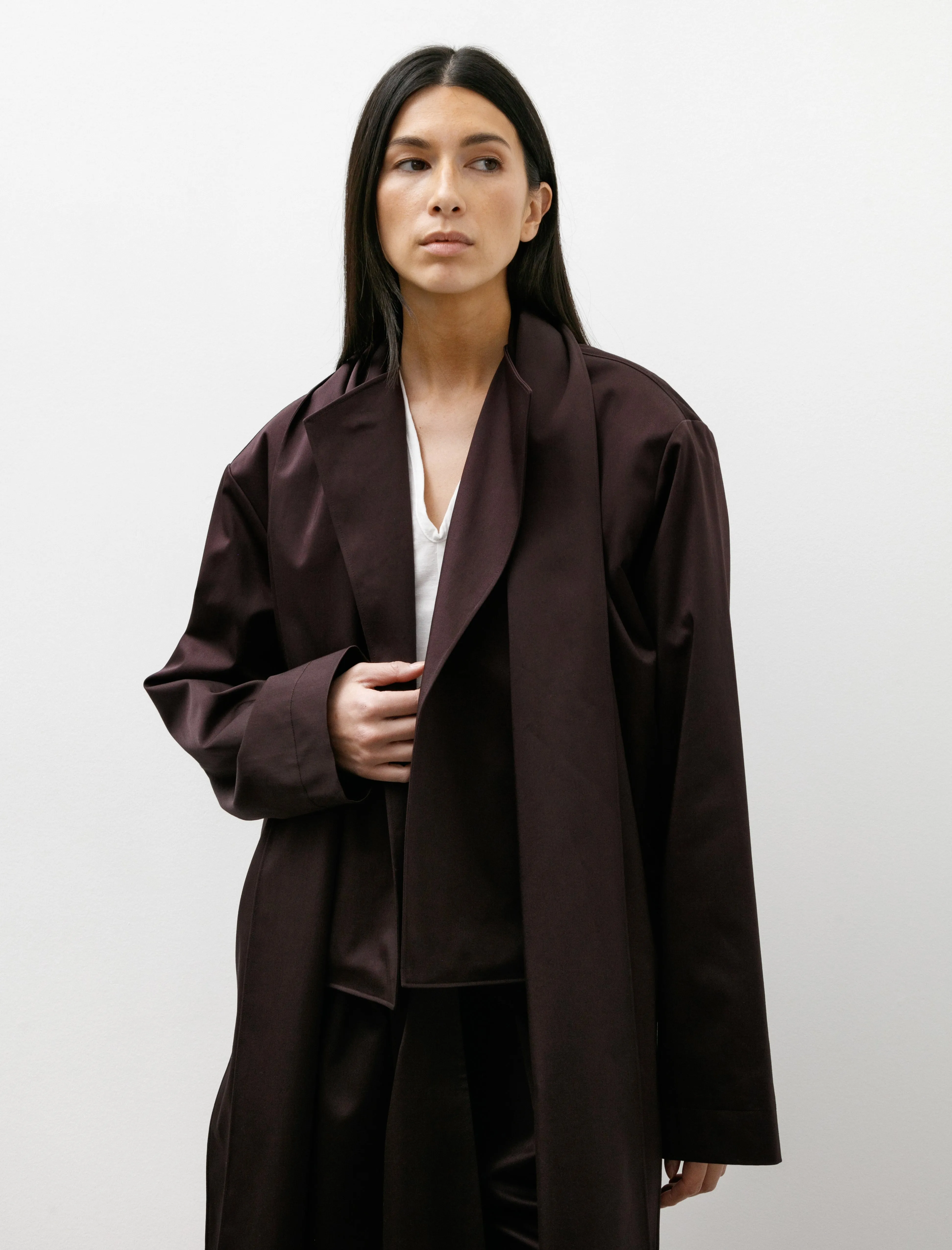 Double Layered Bomber with Ties Brown sold by SHOP NEIGHBOR product image thumbnail 2