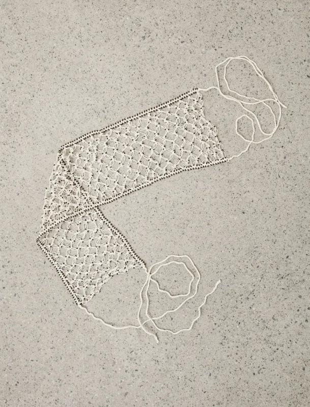 Glass Bead Embroidery Belt made by SHOP NEIGHBOR