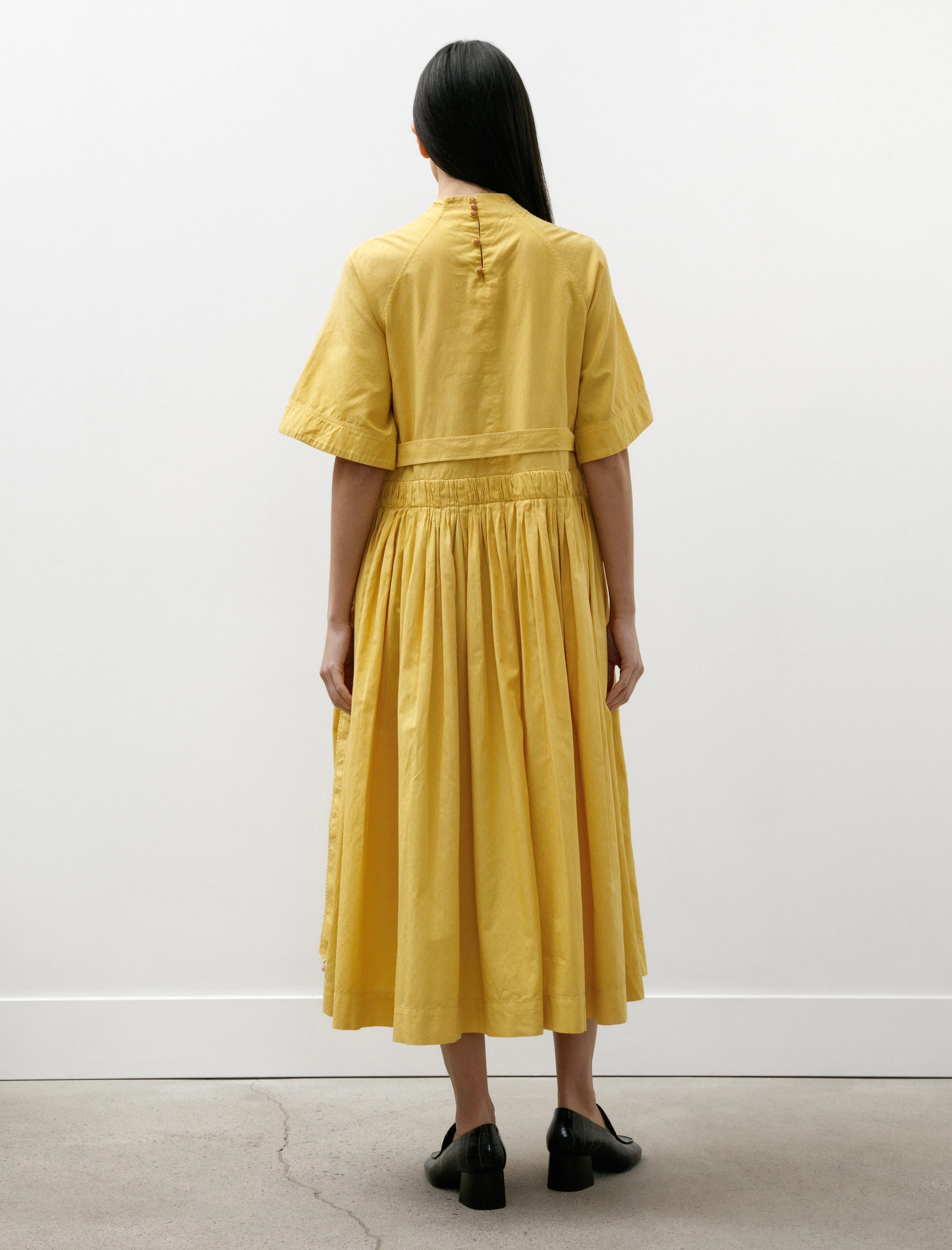 Raglan Gathered Dress Daffodil sold by SHOP NEIGHBOR product image thumbnail 4