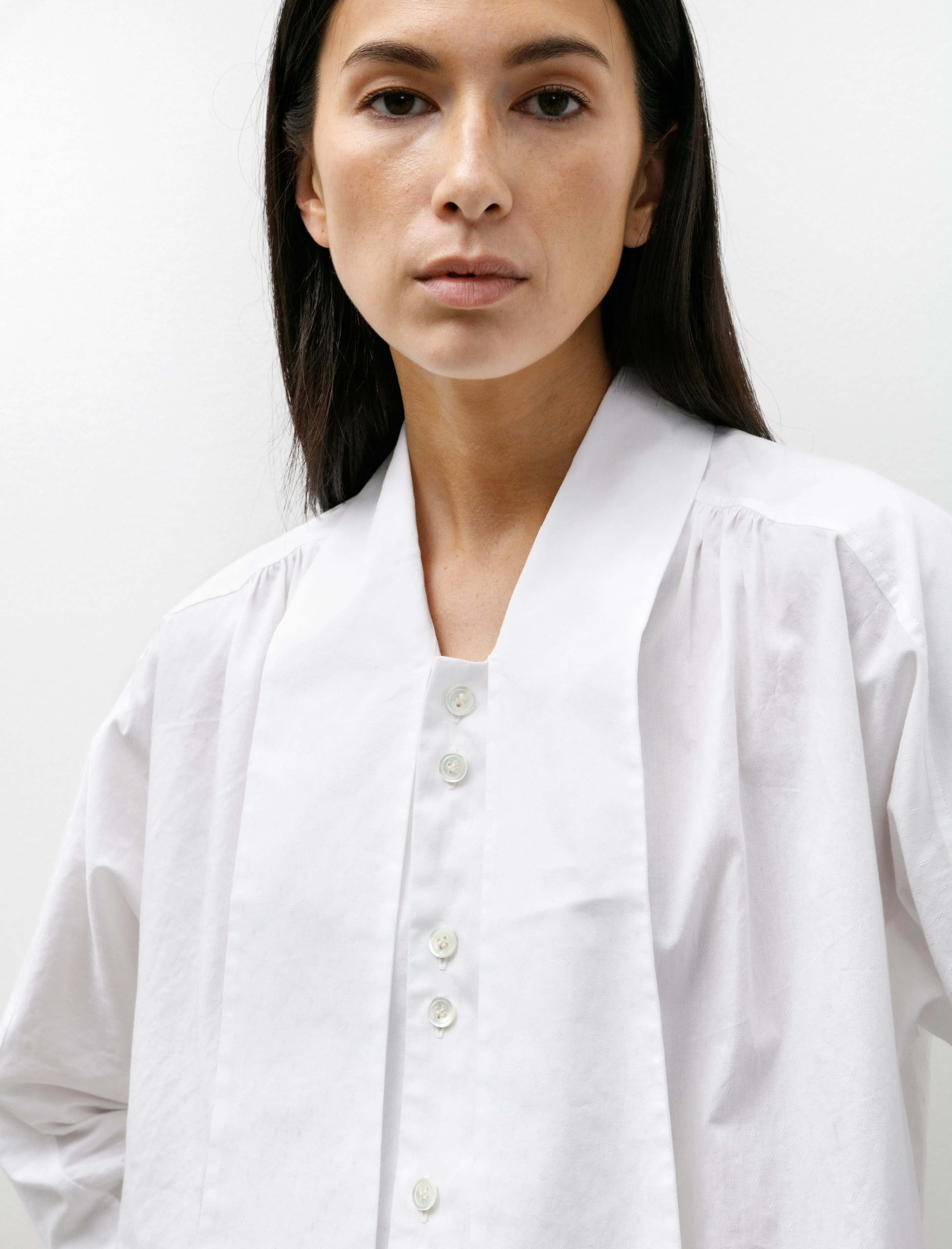 Scarf Neck Shirt Pearl sold by SHOP NEIGHBOR product image thumbnail 2