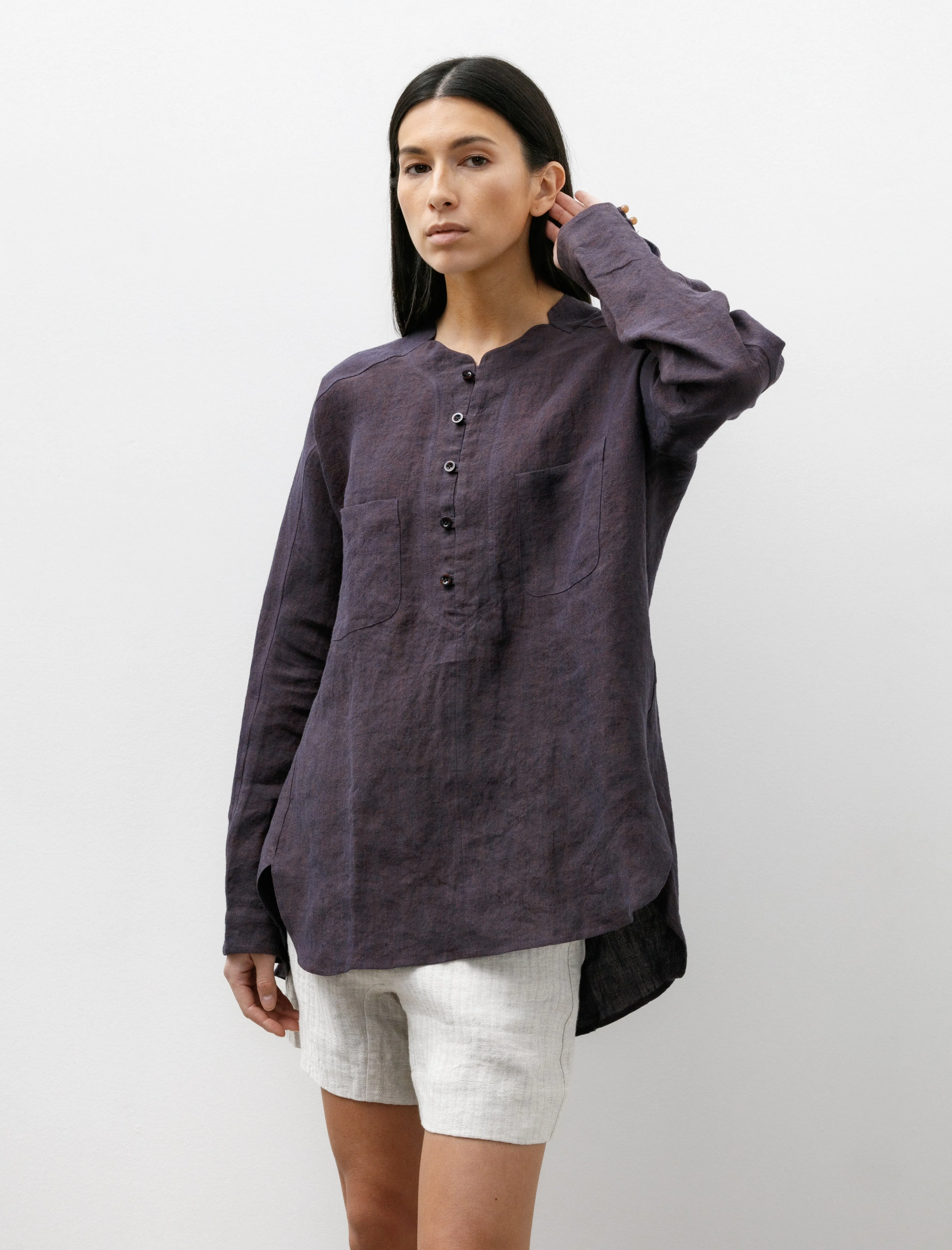 Petal Pullover Plum sold by SHOP NEIGHBOR