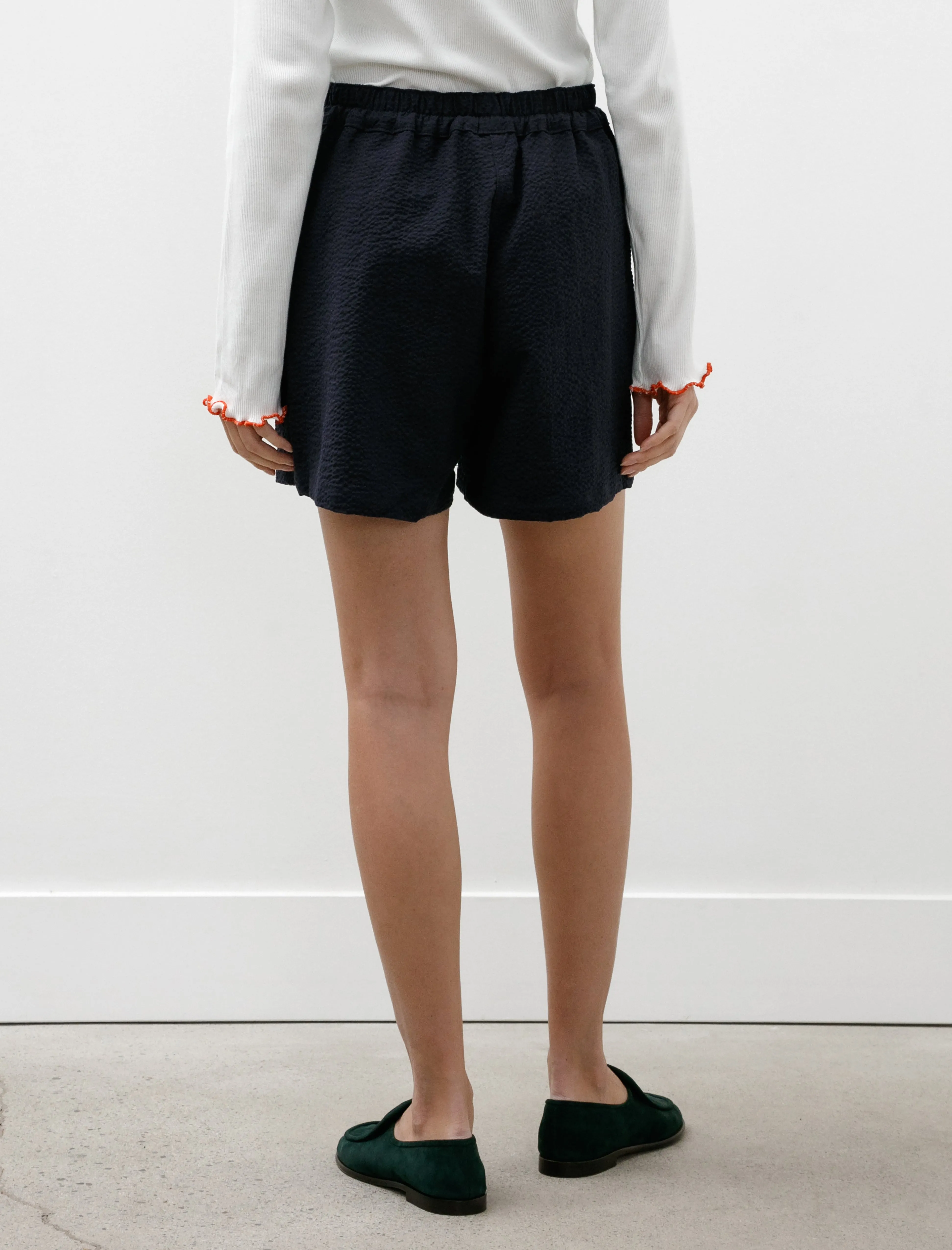 Private Shorts Seersucker Navy sold by SHOP NEIGHBOR product image thumbnail 5