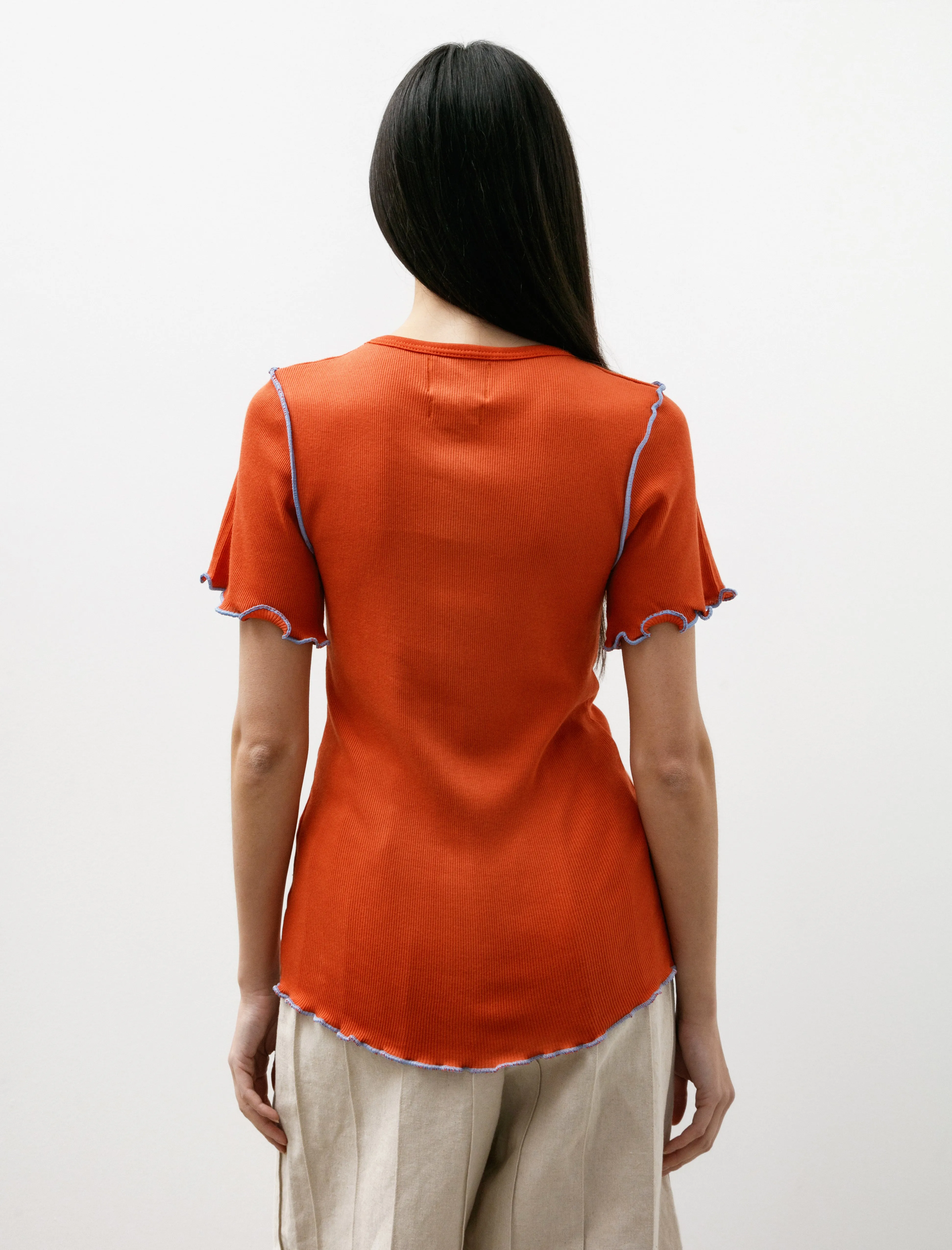 Hello and Goodbye T-Shirt Red Fire sold by SHOP NEIGHBOR product image thumbnail 4