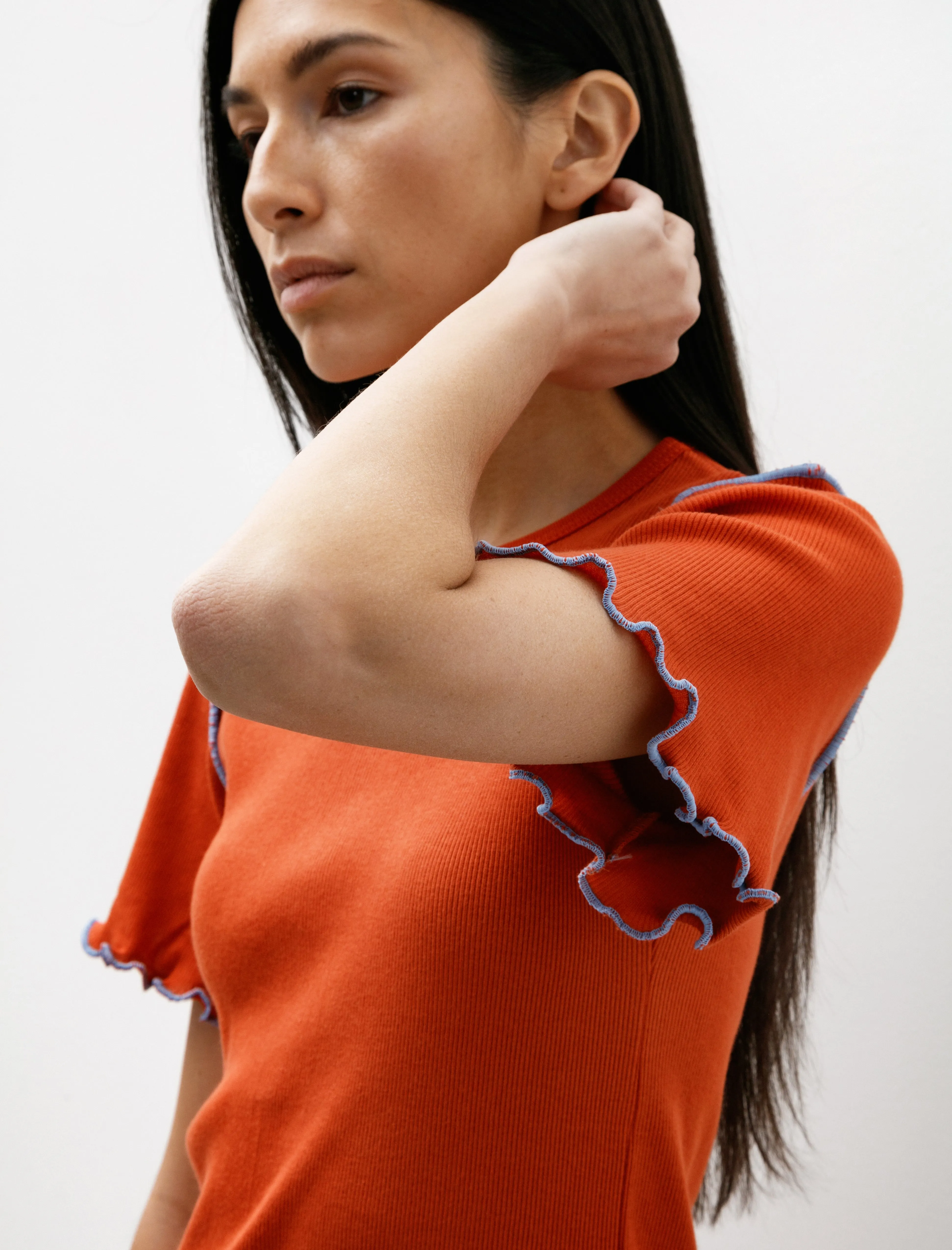 Hello and Goodbye T-Shirt Red Fire sold by SHOP NEIGHBOR product image thumbnail 2