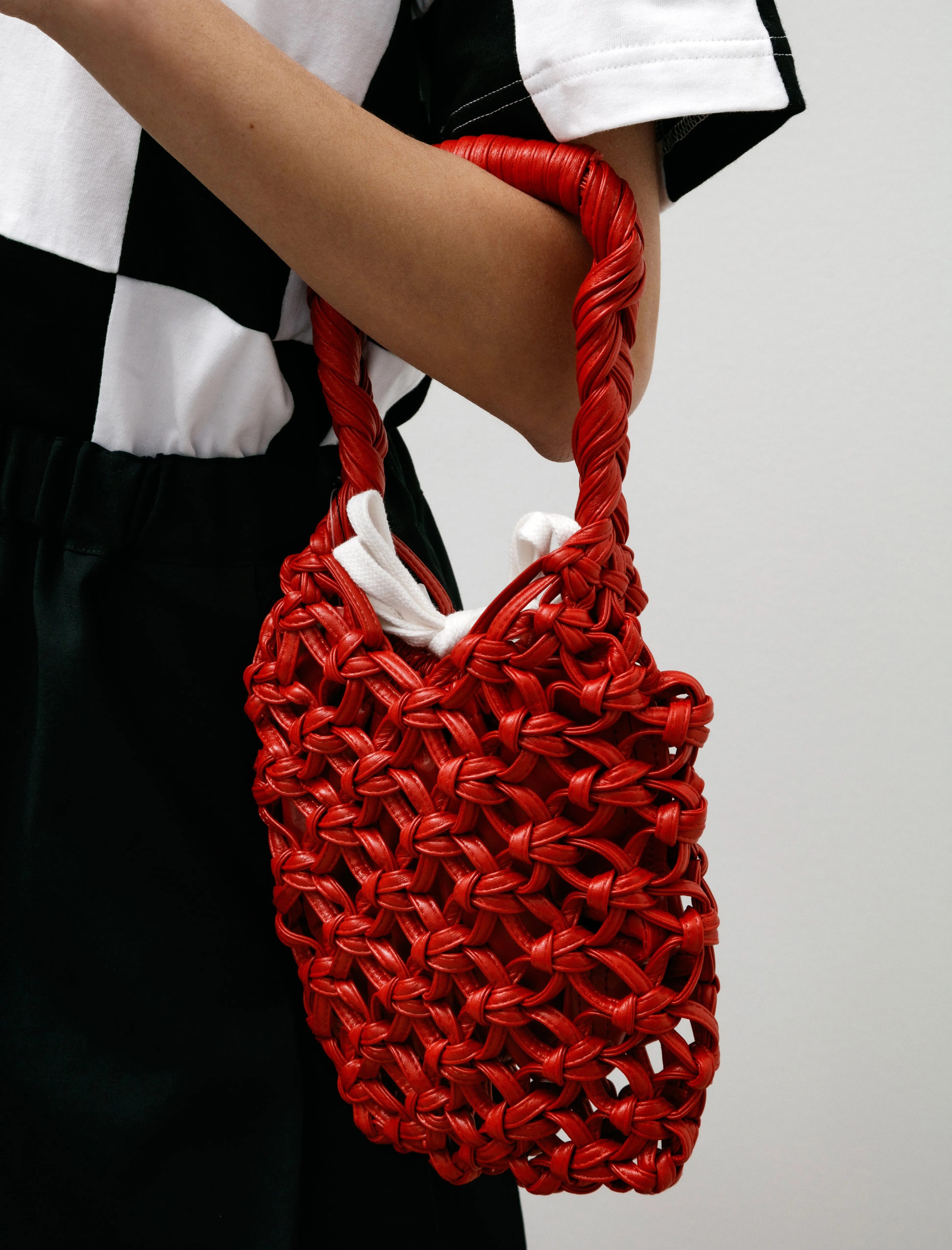Crochet Rubber Purse Red sold by SHOP NEIGHBOR product image thumbnail 3