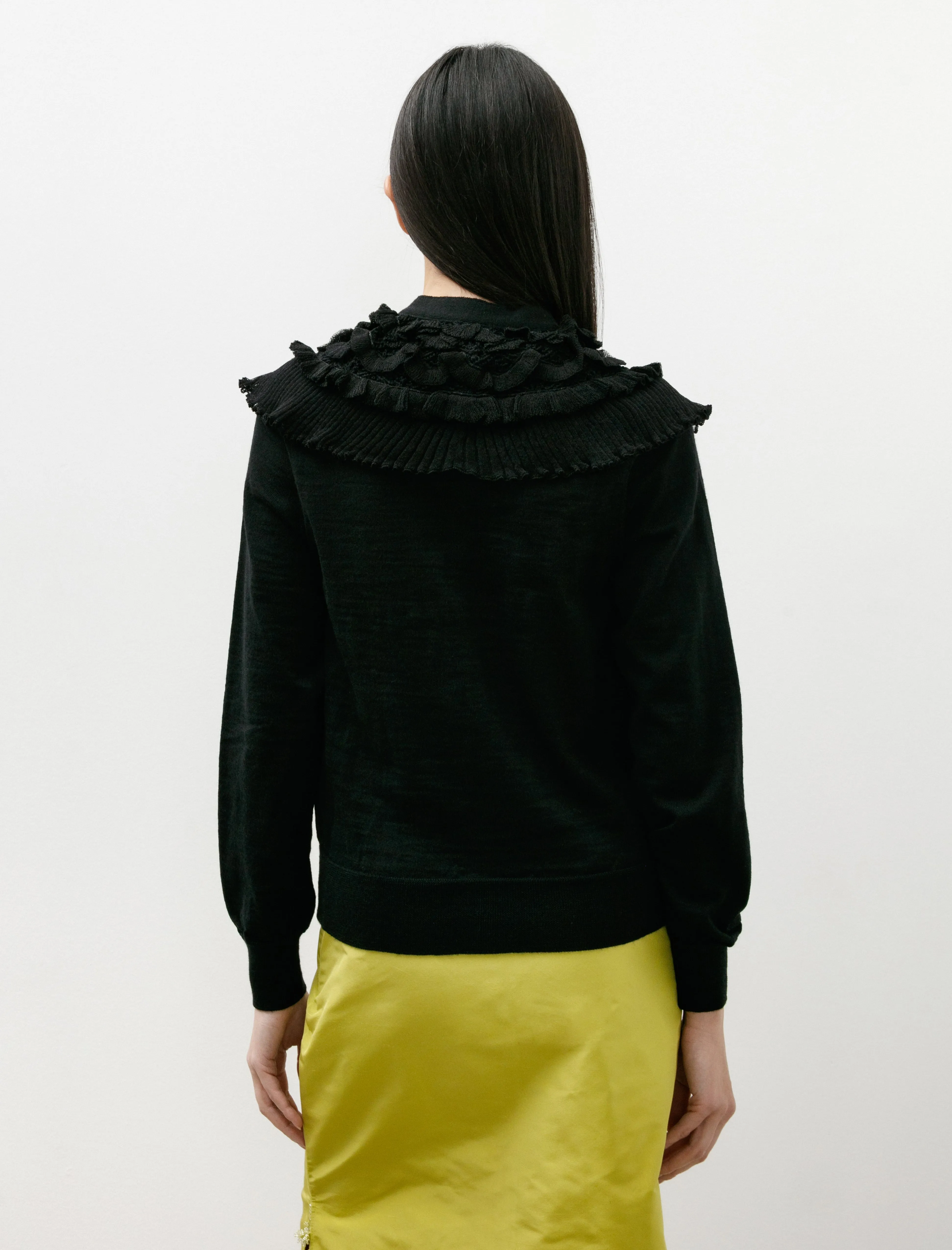 Removable Collar Cardigan Black sold by SHOP NEIGHBOR product image thumbnail 4