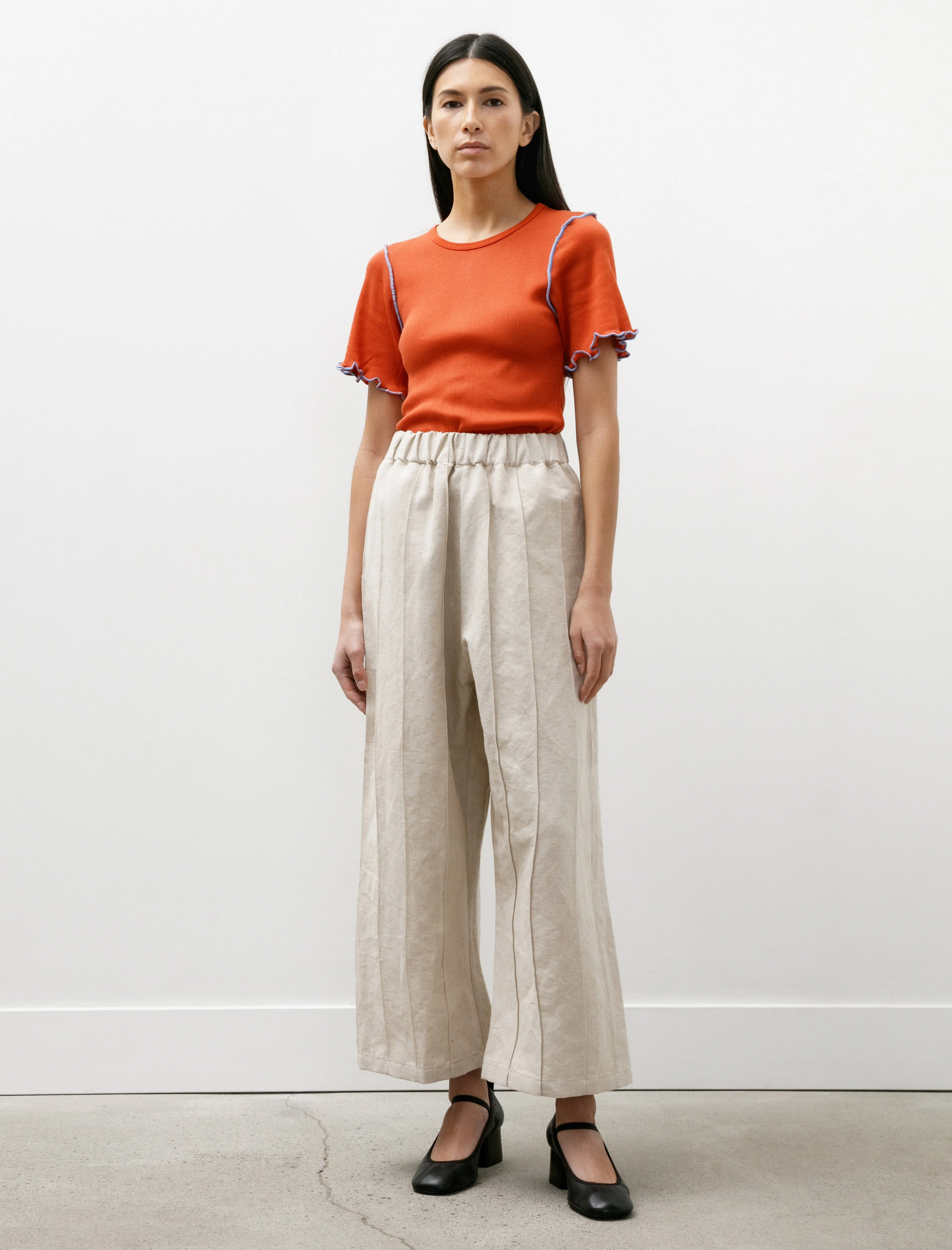 W-R18 Pants-3 Tuck Pants Undyed Bamboo sold by SHOP NEIGHBOR