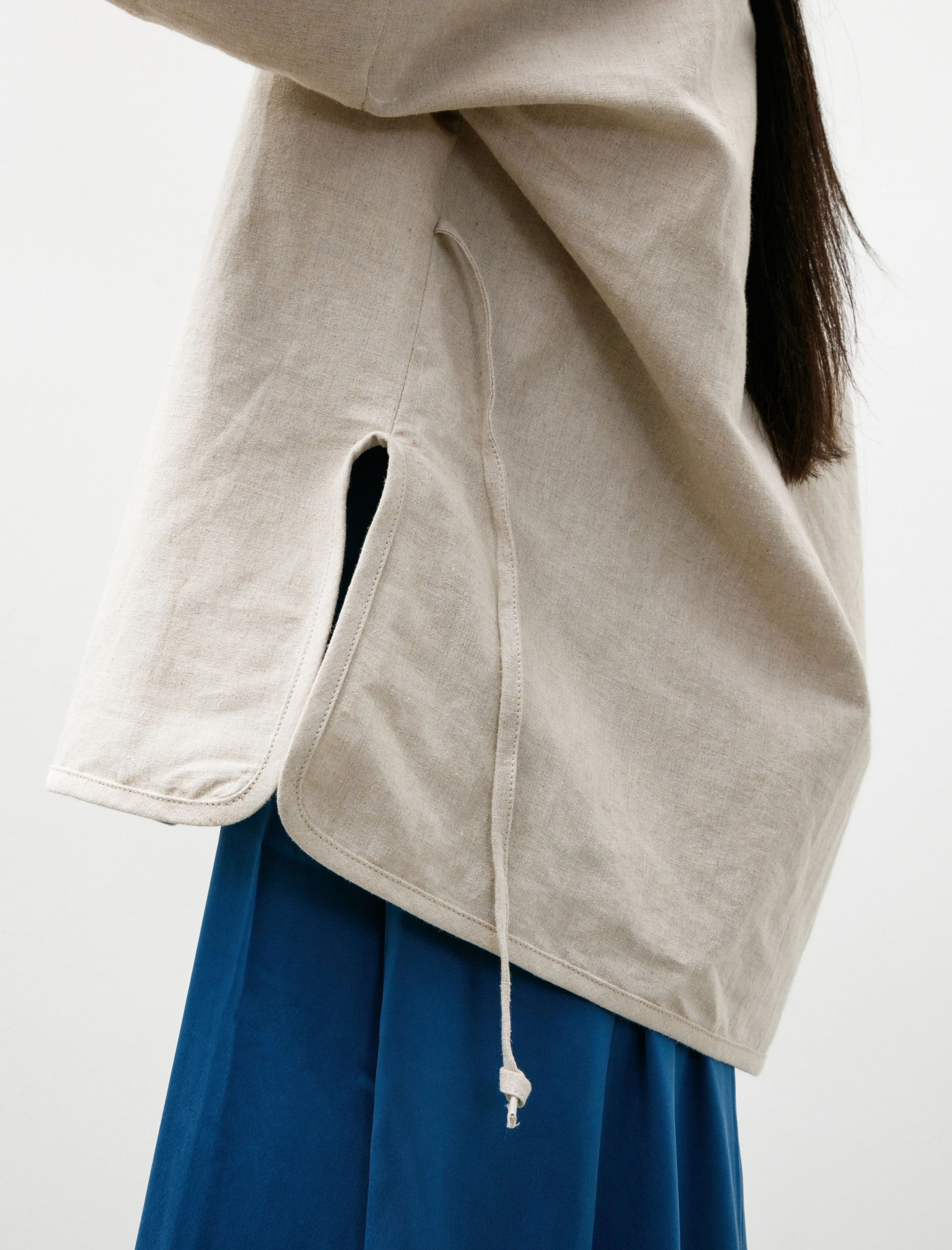 W-R18 Shirt-7 Cross Cardigan Undyed Bamboo sold by SHOP NEIGHBOR product image thumbnail 4