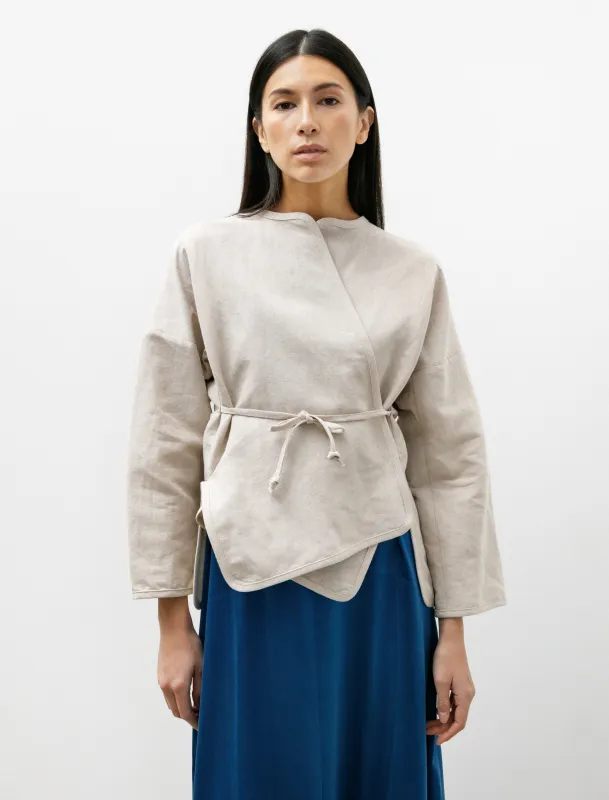 W-R18 Shirt-7 Cross Cardigan Undyed Bamboo sold by SHOP NEIGHBOR