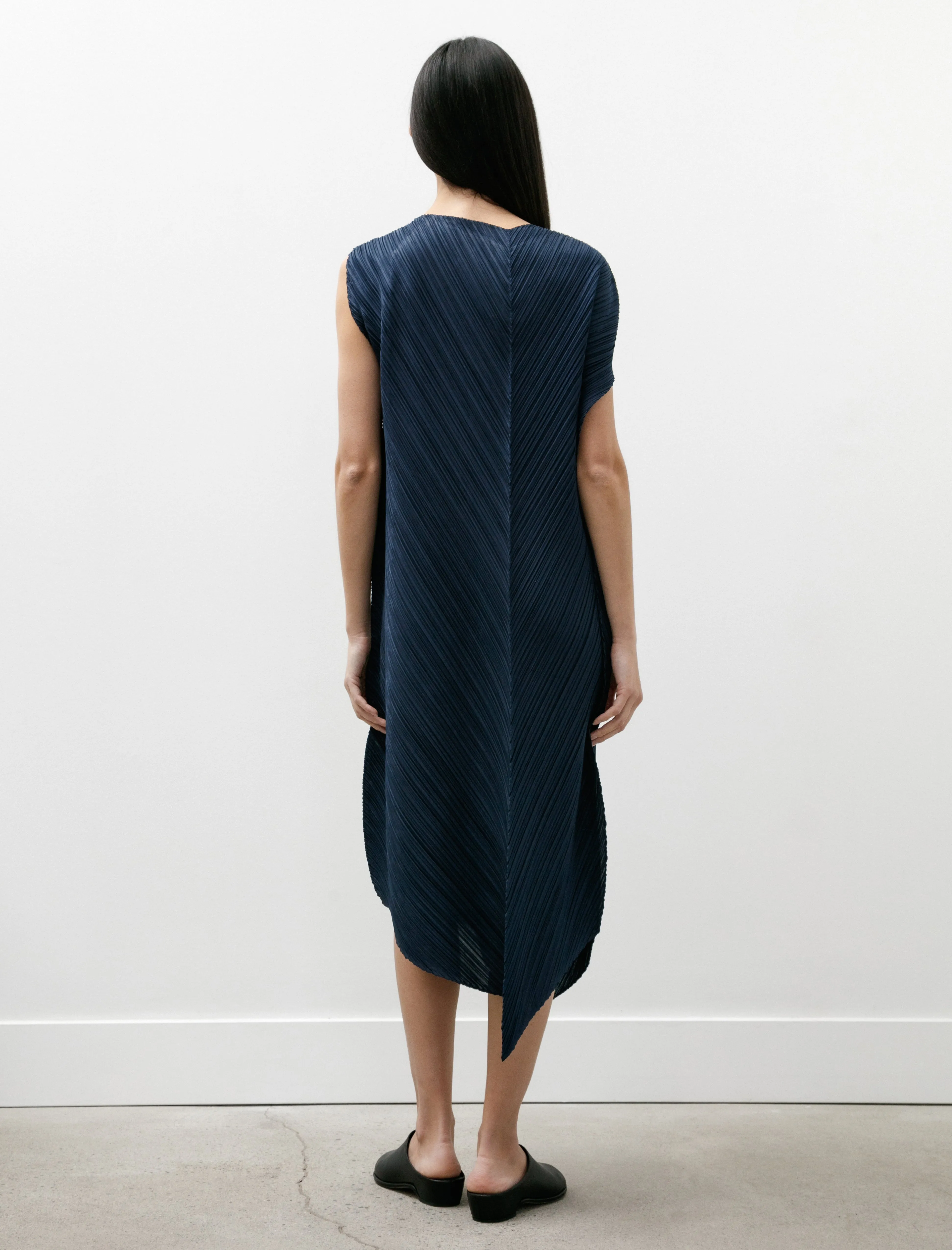 Flare Dress Grayish Navy sold by SHOP NEIGHBOR product image thumbnail 4