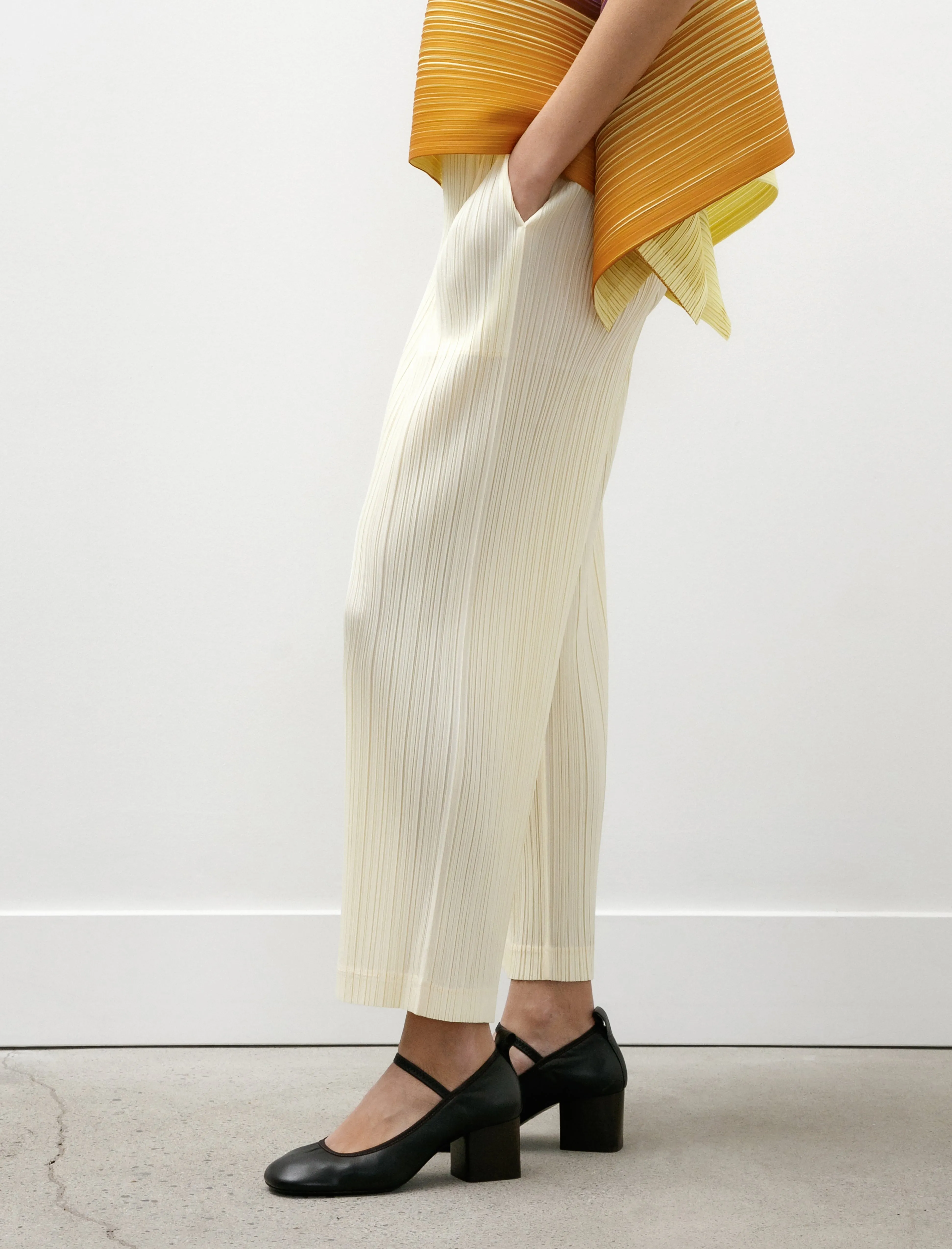 Thicker Bottoms Wide Leg Pants Cream sold by SHOP NEIGHBOR product image thumbnail 4