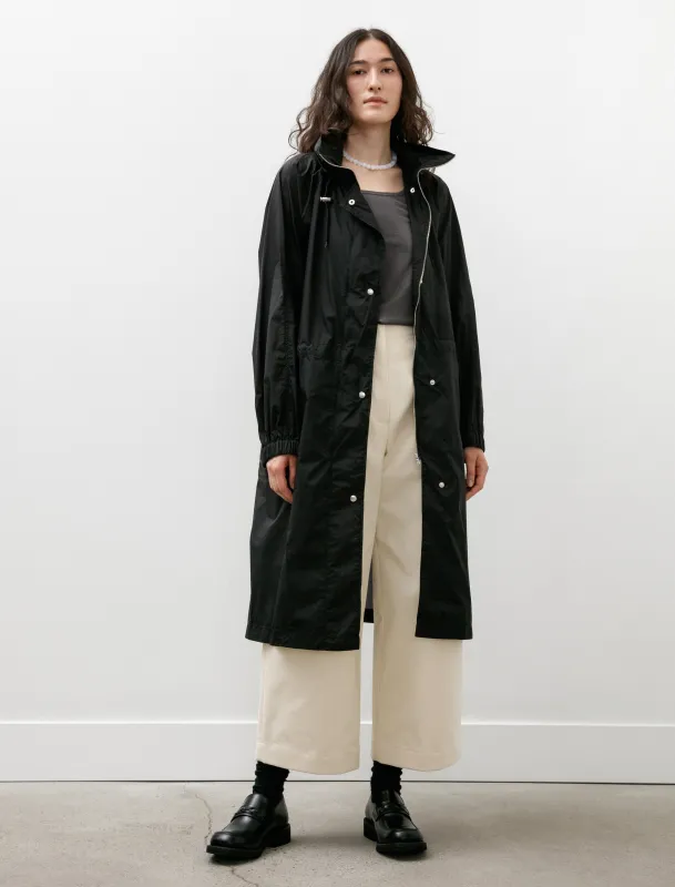 Nylon Stand Collar Coat Black made by SHOP NEIGHBOR