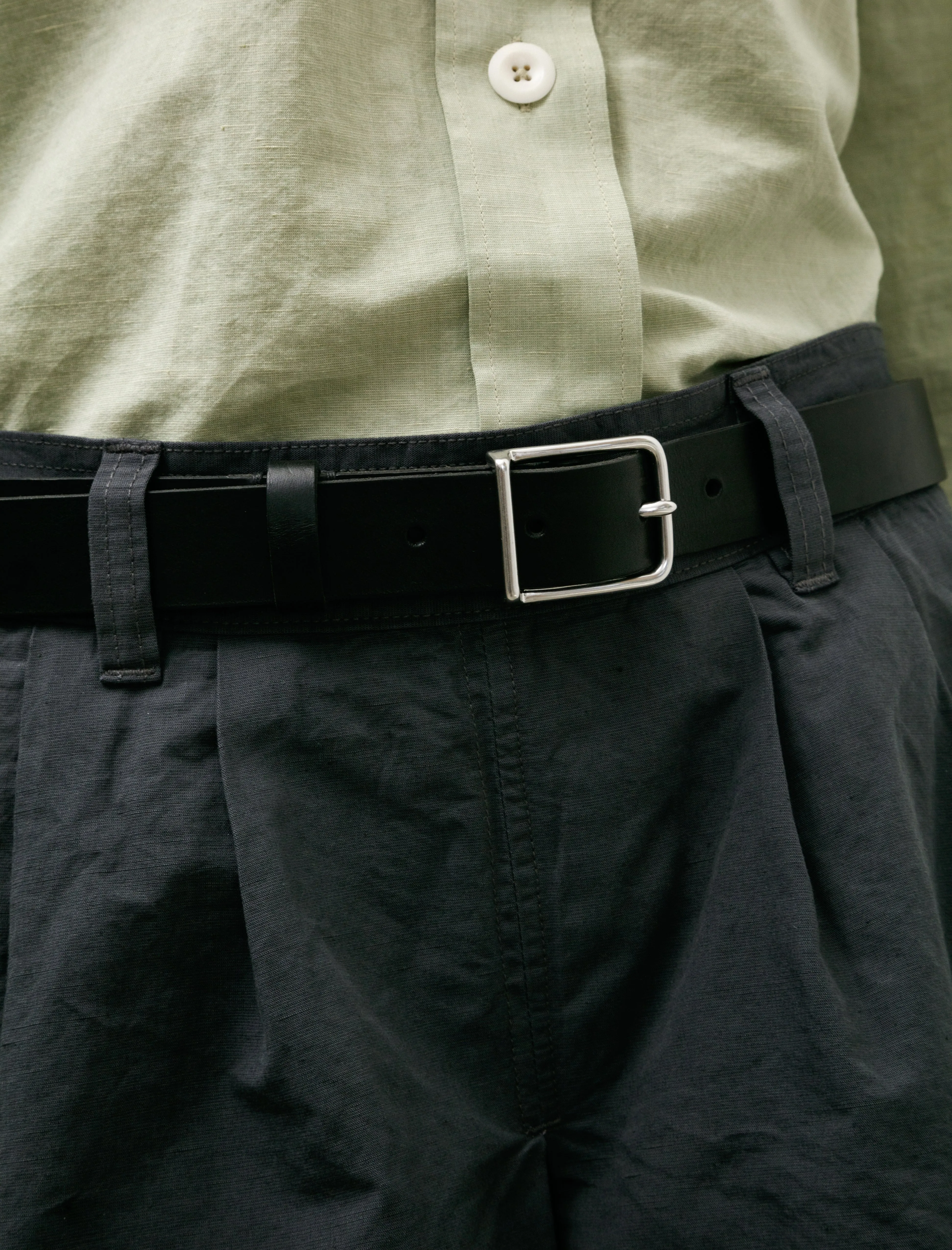 MHL Keeper Buckle Belt Black Leather sold by SHOP NEIGHBOR product image thumbnail 3