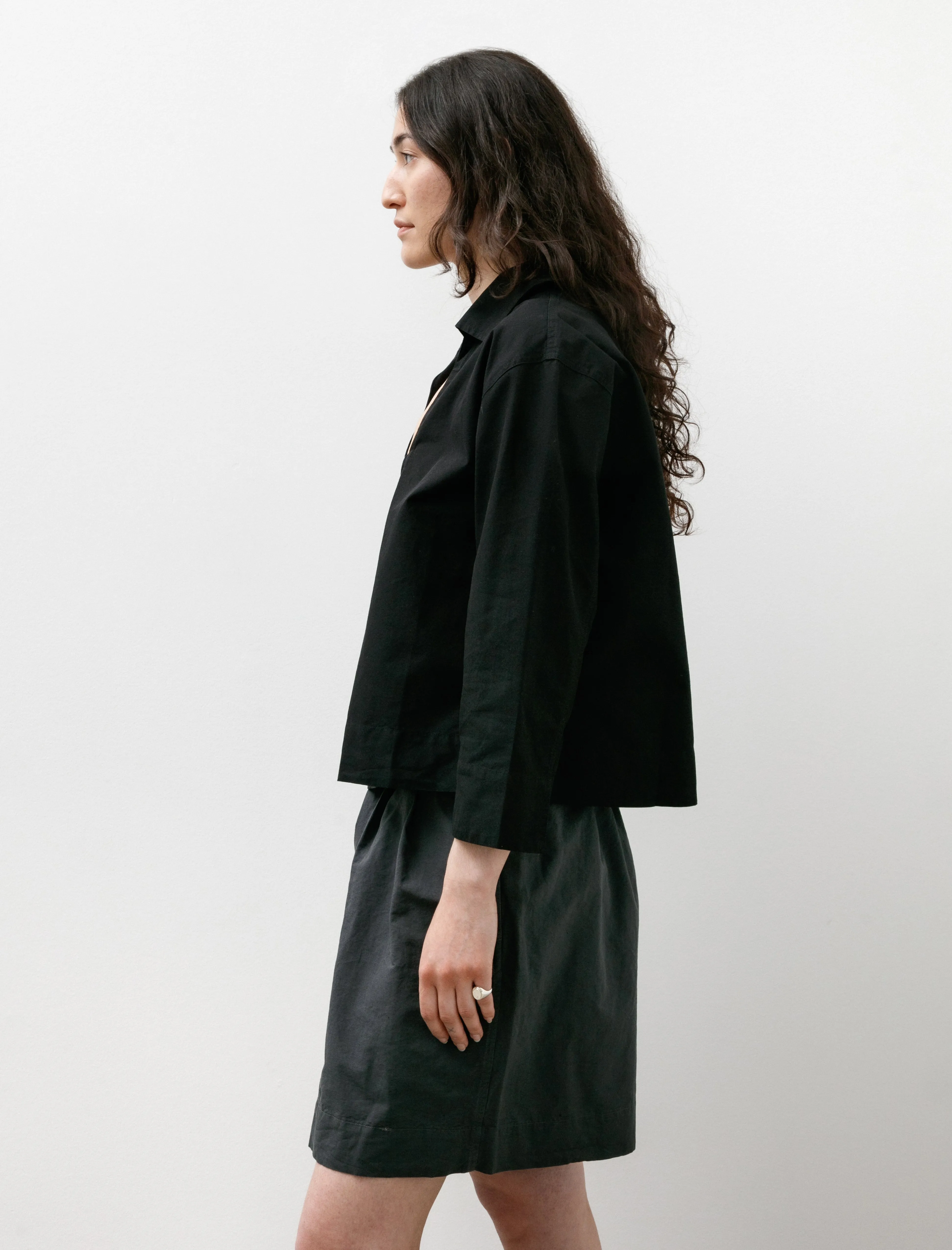 MHL Smock Shirt Black Denim Cotton sold by SHOP NEIGHBOR product image thumbnail 3