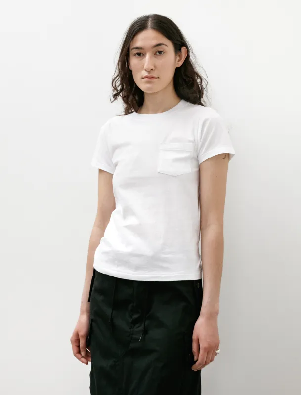 Pocket T-Shirt White made by SHOP NEIGHBOR