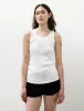 Ribbed Tank Top White sold by SHOP NEIGHBOR