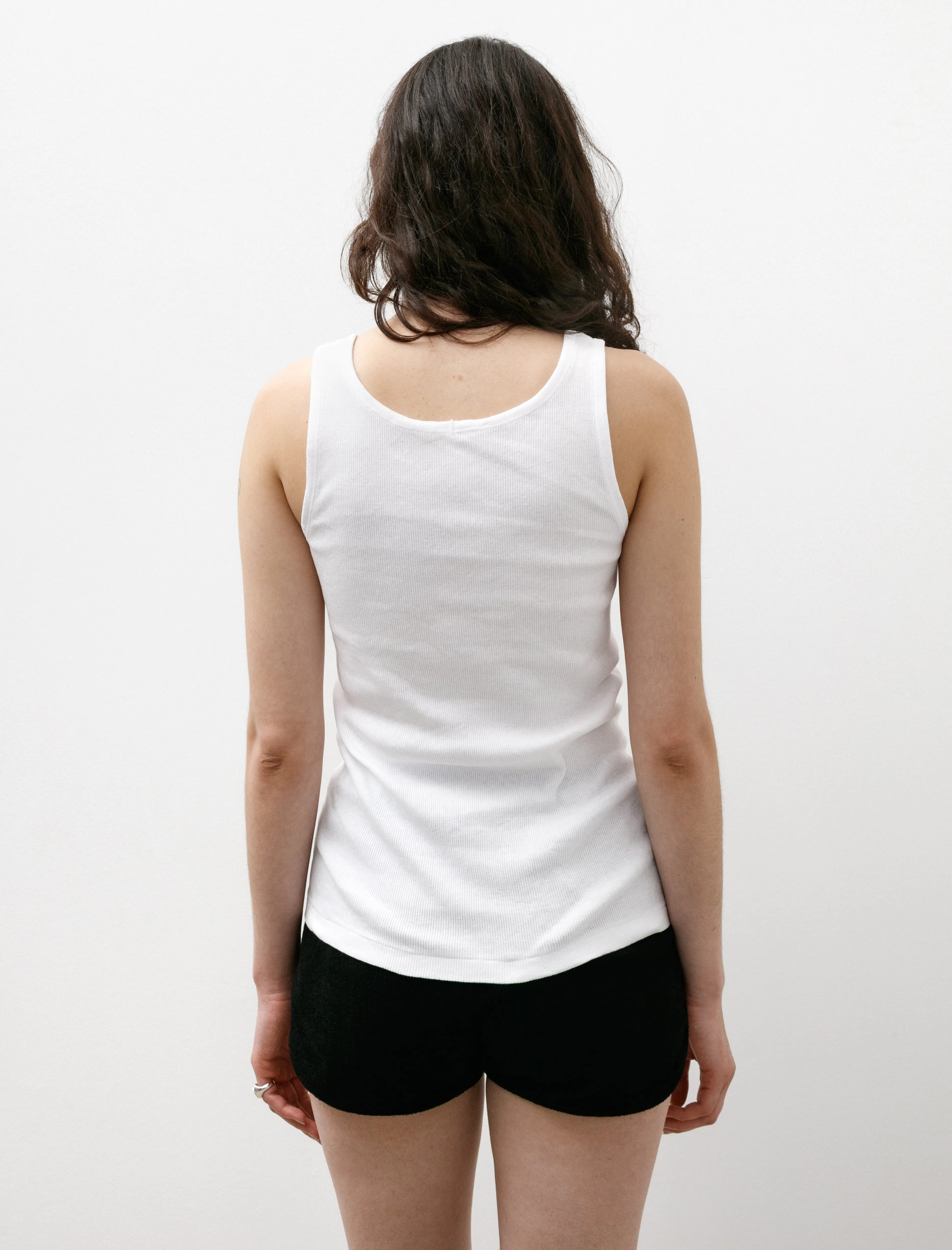 Ribbed Tank Top White sold by SHOP NEIGHBOR product image thumbnail 4