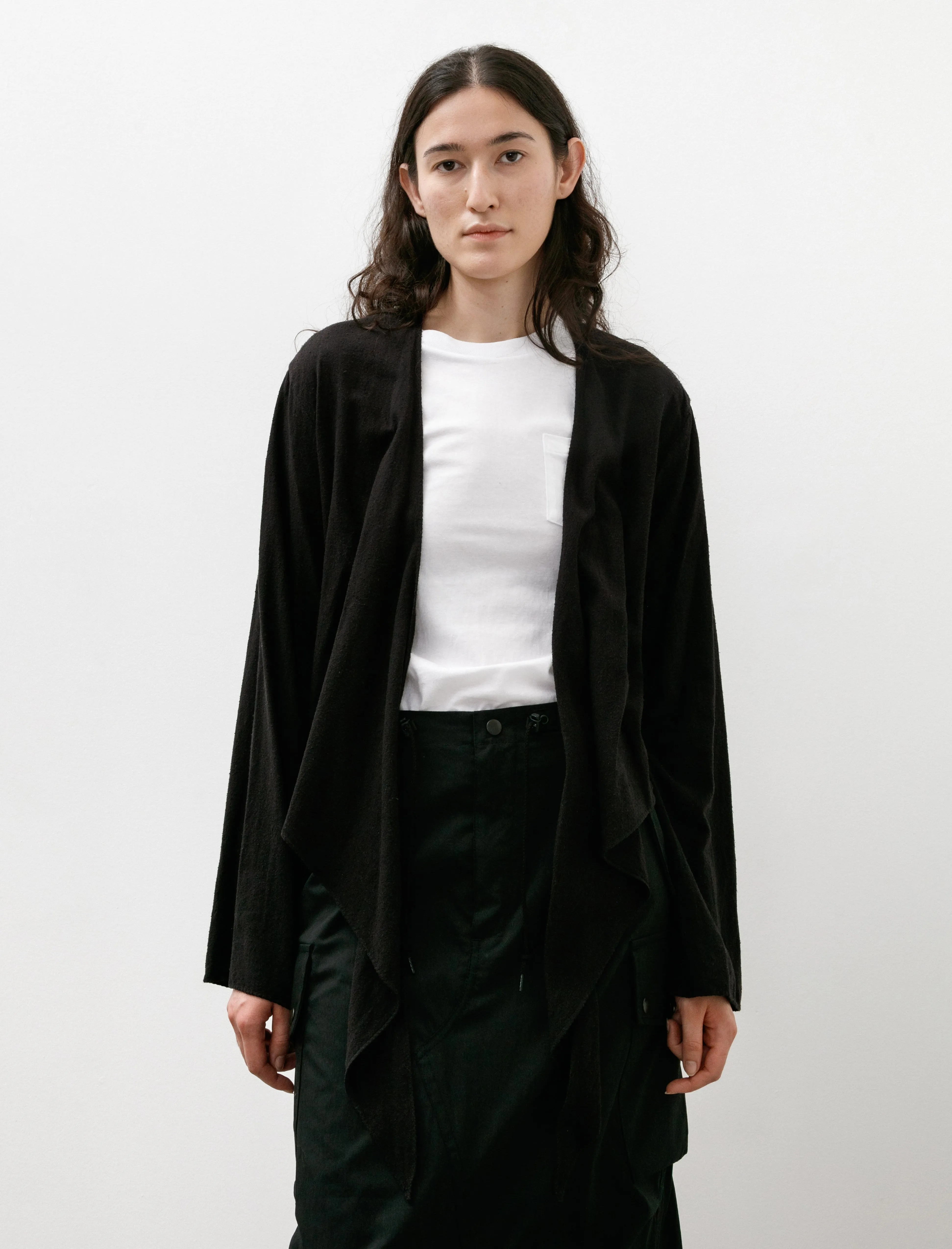 Raw Silk Wrap Jacket Black sold by SHOP NEIGHBOR product image thumbnail 3