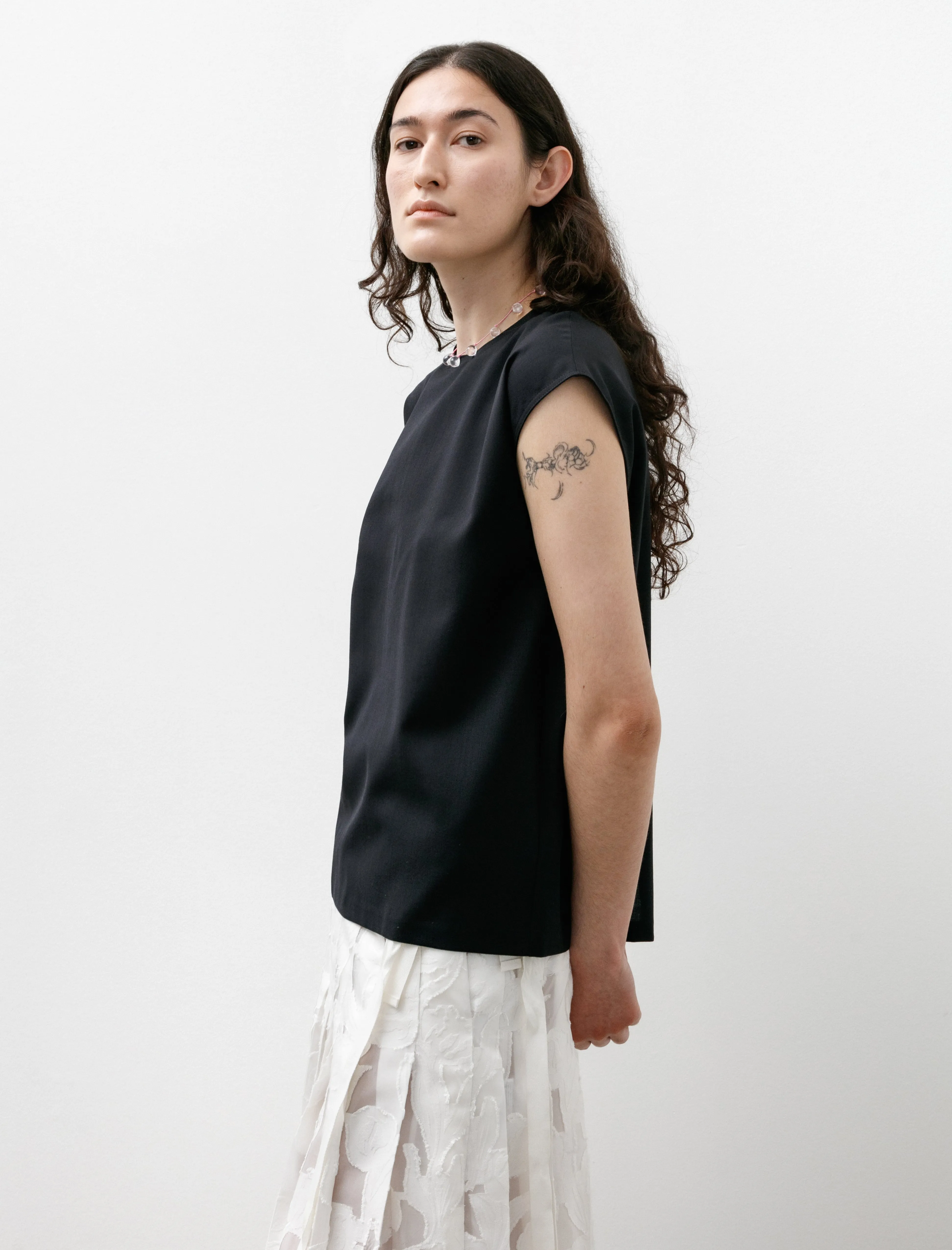 Capri Blouse Navy sold by SHOP NEIGHBOR product image thumbnail 4