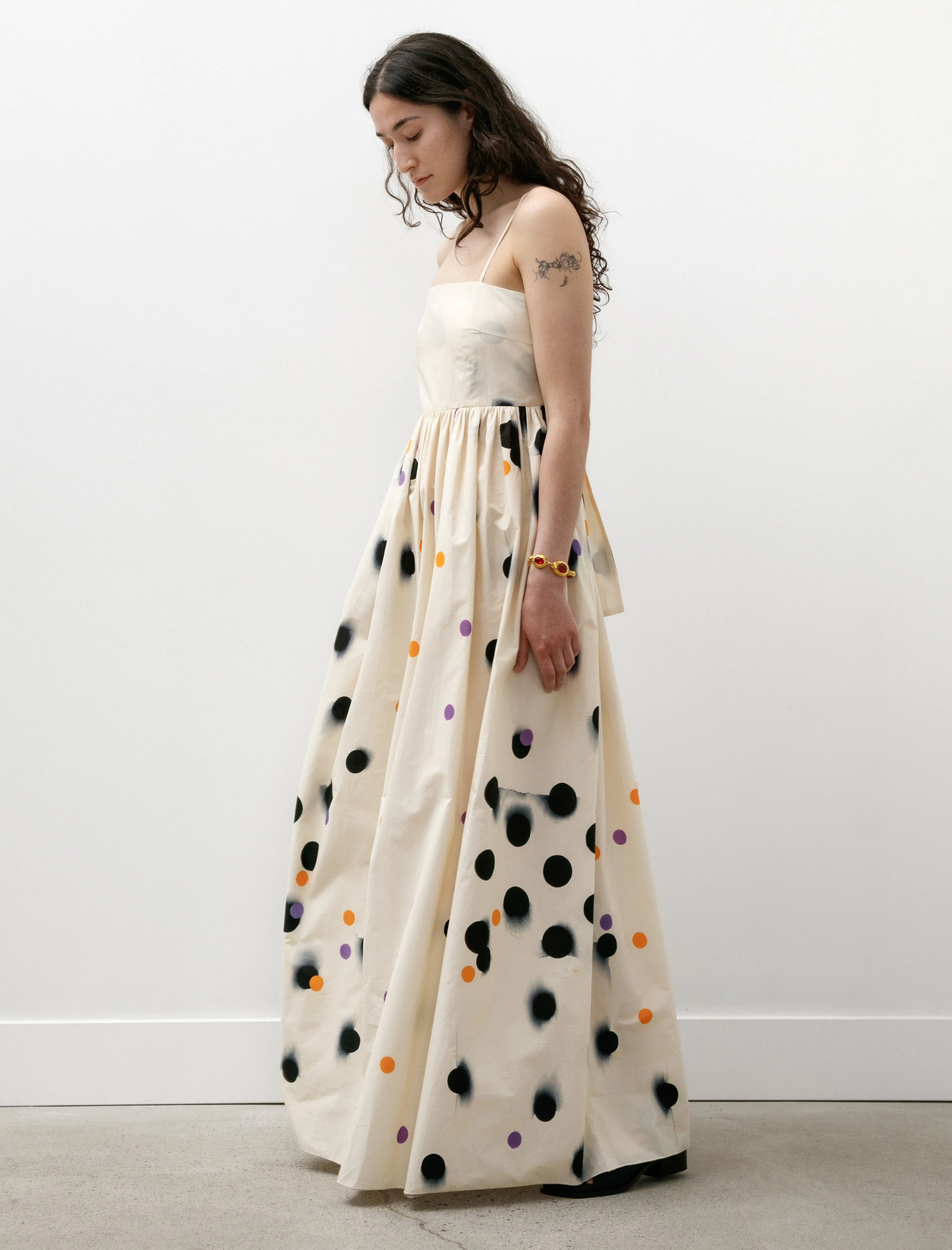 Capital Dress Off White Dots Print sold by SHOP NEIGHBOR product image thumbnail 3