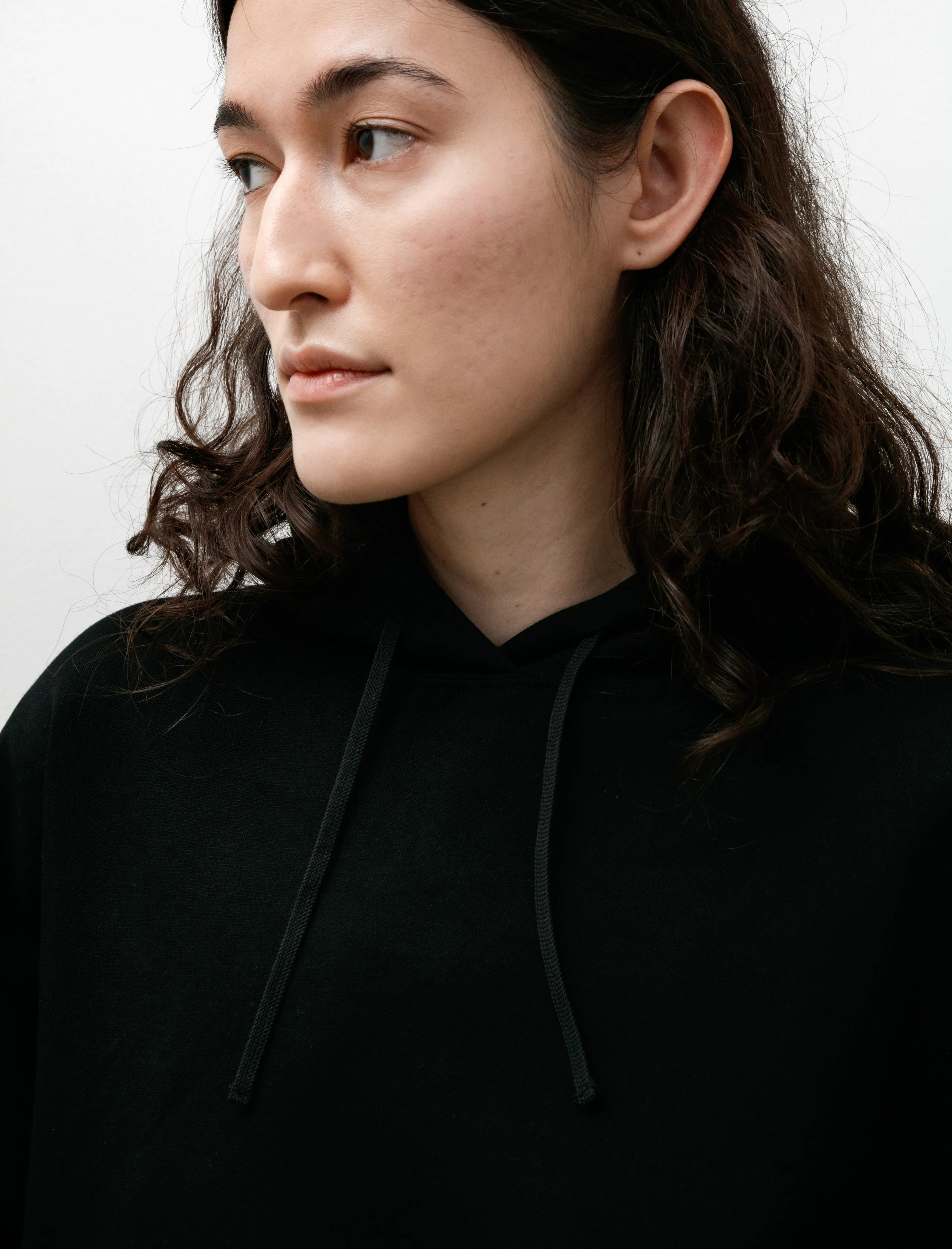 High Gauge Soft Terry Panel Line Hoodie Black sold by SHOP NEIGHBOR product image thumbnail 3