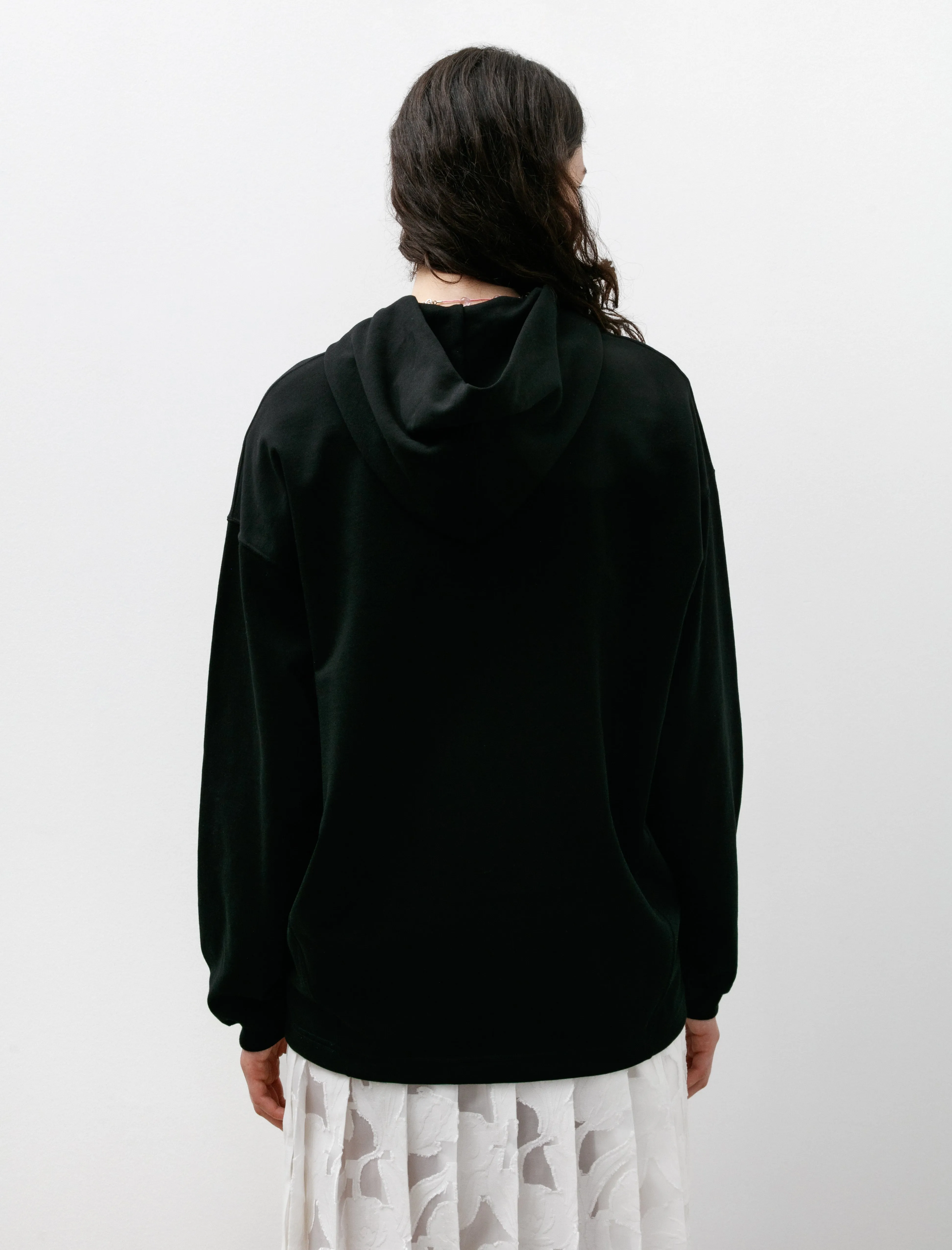 High Gauge Soft Terry Panel Line Hoodie Black sold by SHOP NEIGHBOR product image thumbnail 4