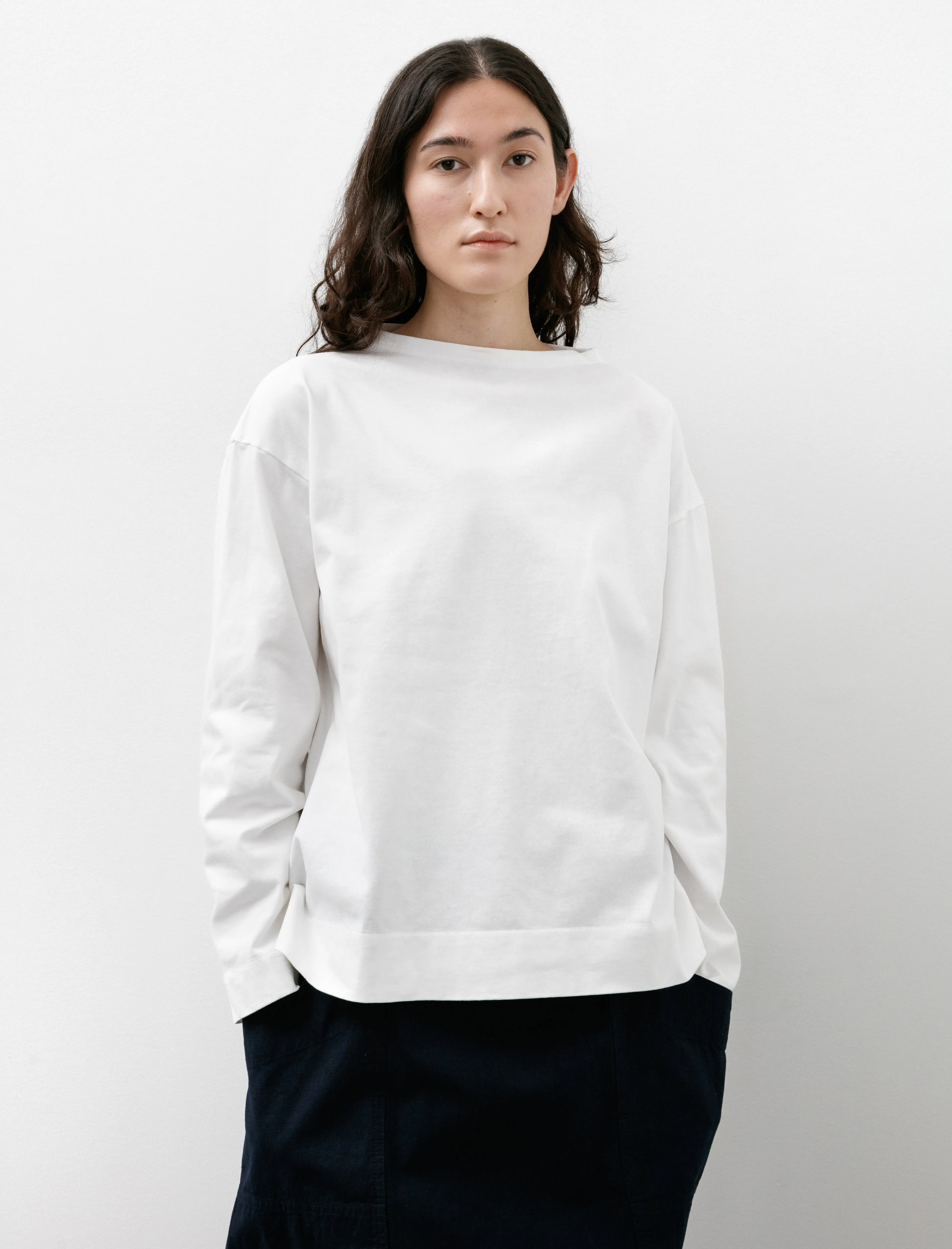 MHL Smock Neck T-Shirt Cotton Off White sold by SHOP NEIGHBOR