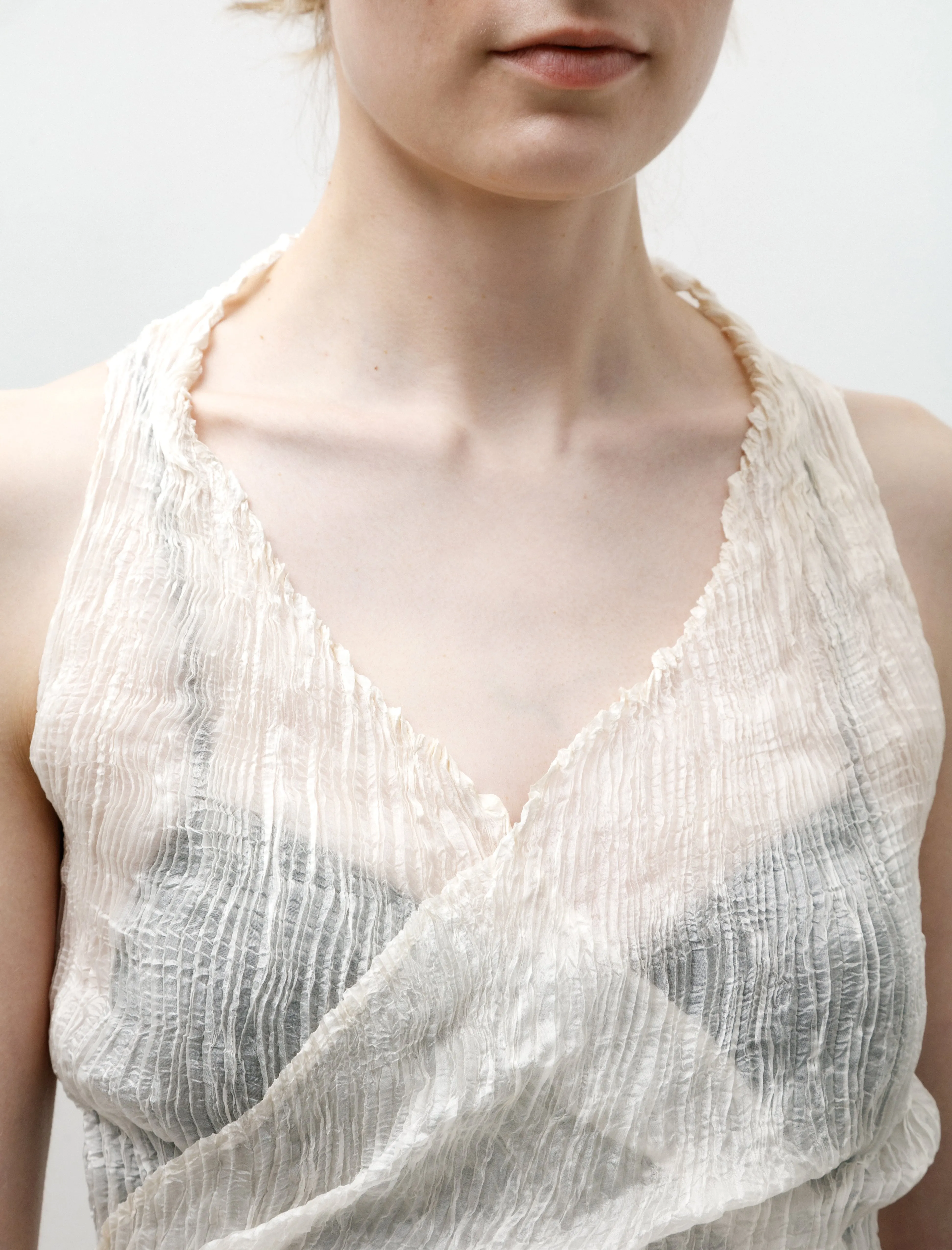 Sheer Silk Wrap Top Undyed sold by SHOP NEIGHBOR product image thumbnail 4