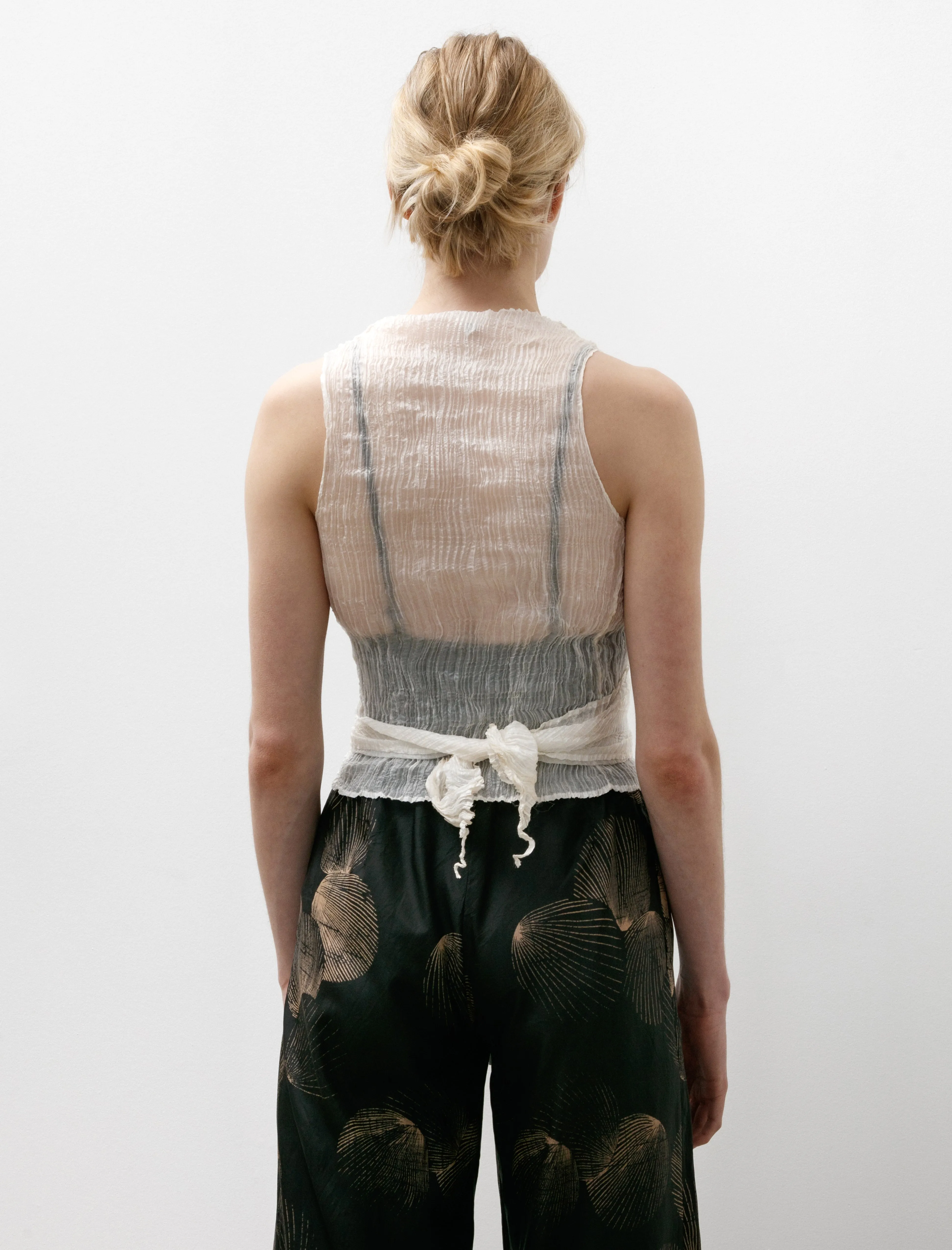 Sheer Silk Wrap Top Undyed sold by SHOP NEIGHBOR product image thumbnail 3