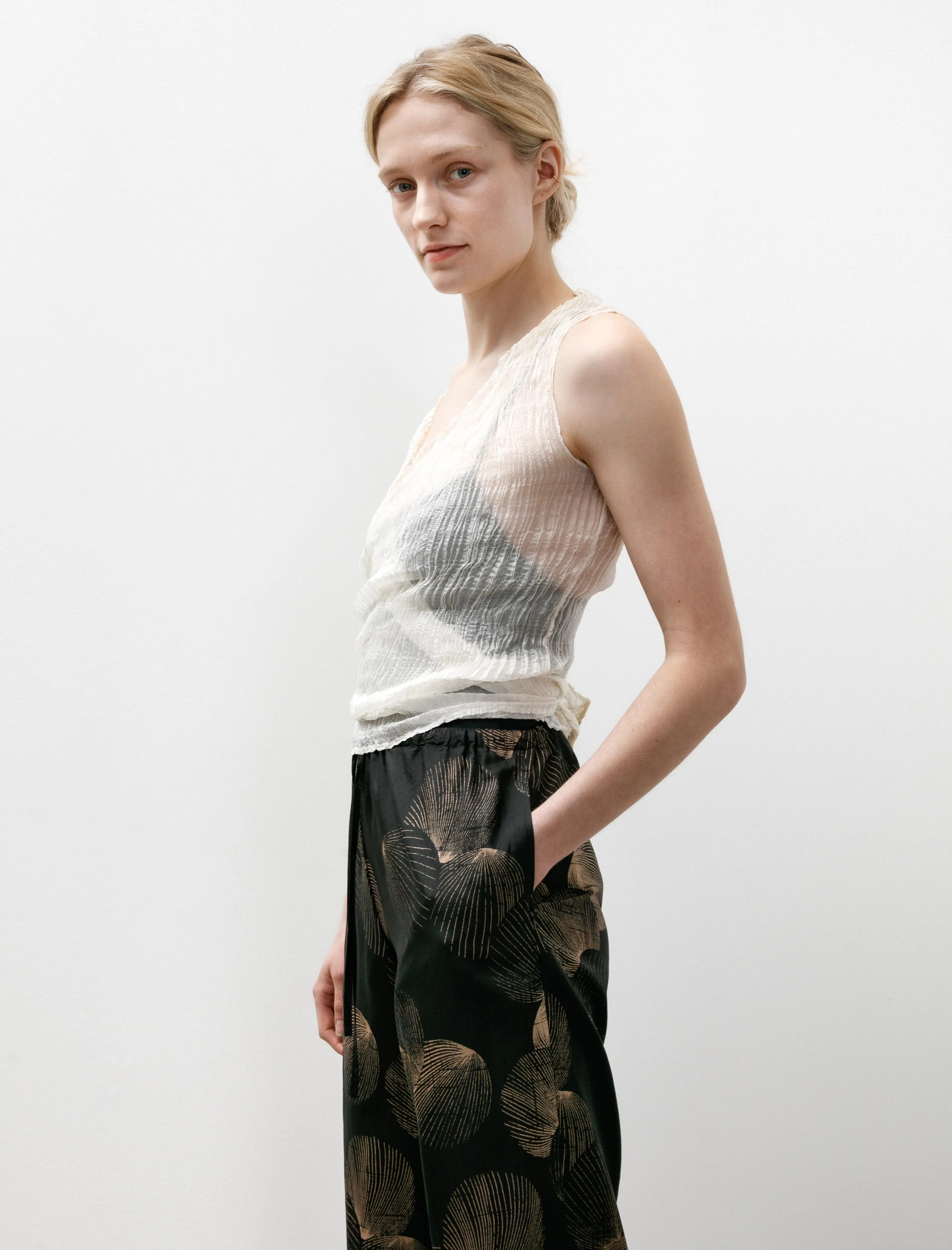 Sheer Silk Wrap Top Undyed sold by SHOP NEIGHBOR product image thumbnail 2