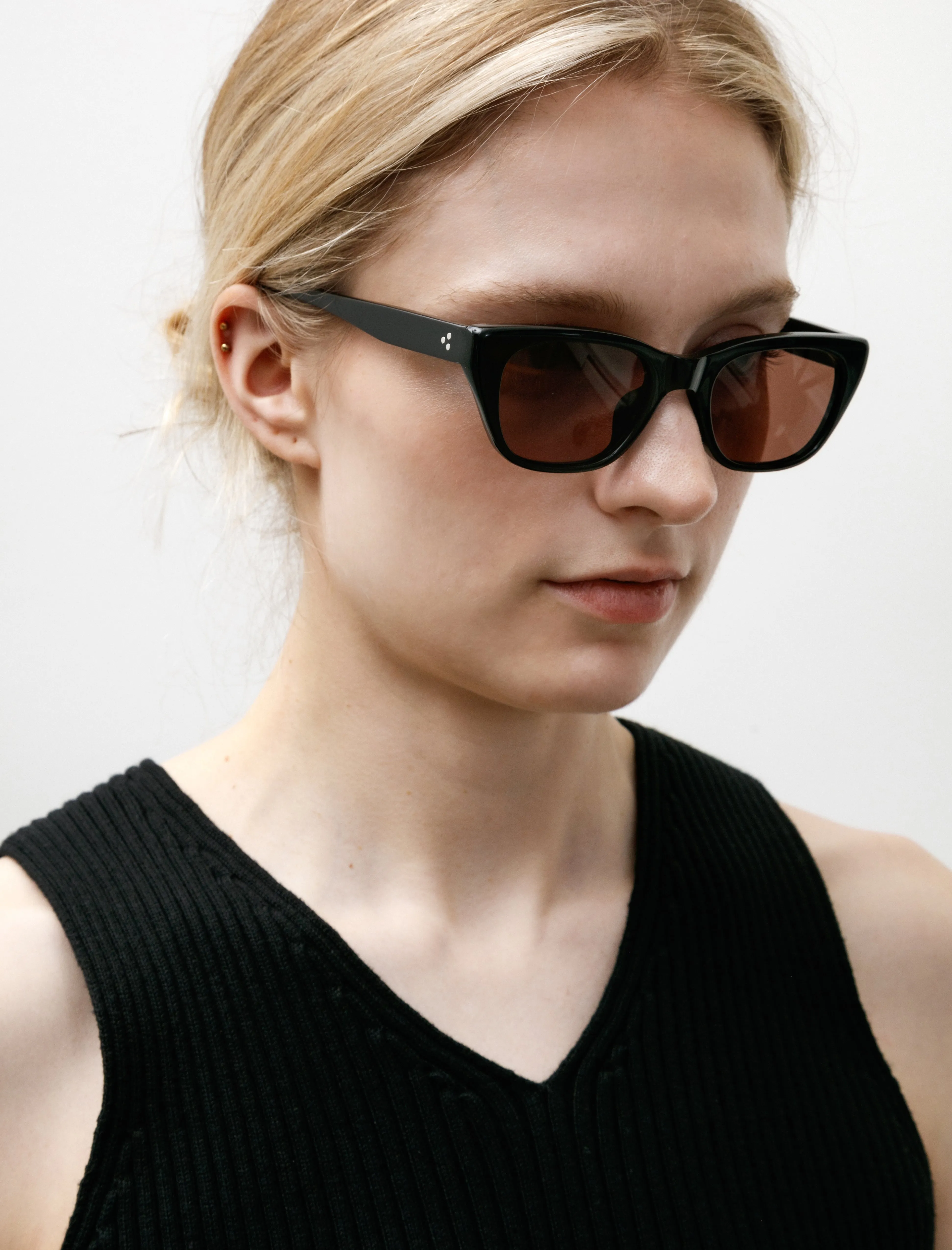 Sander Sunglasses Black/Dark Brown sold by SHOP NEIGHBOR product image thumbnail 2