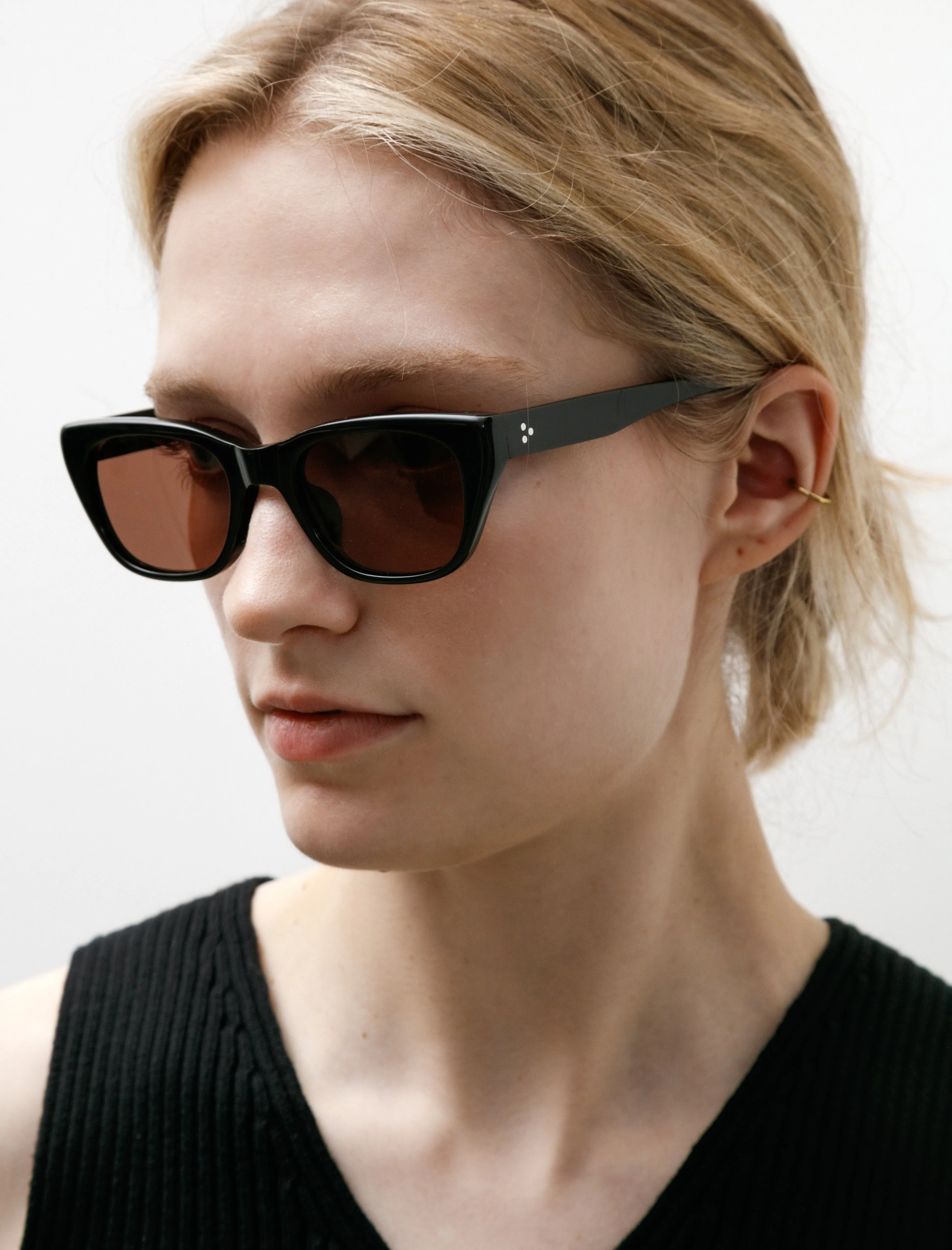 Sander Sunglasses Black/Dark Brown sold by SHOP NEIGHBOR product image thumbnail 3