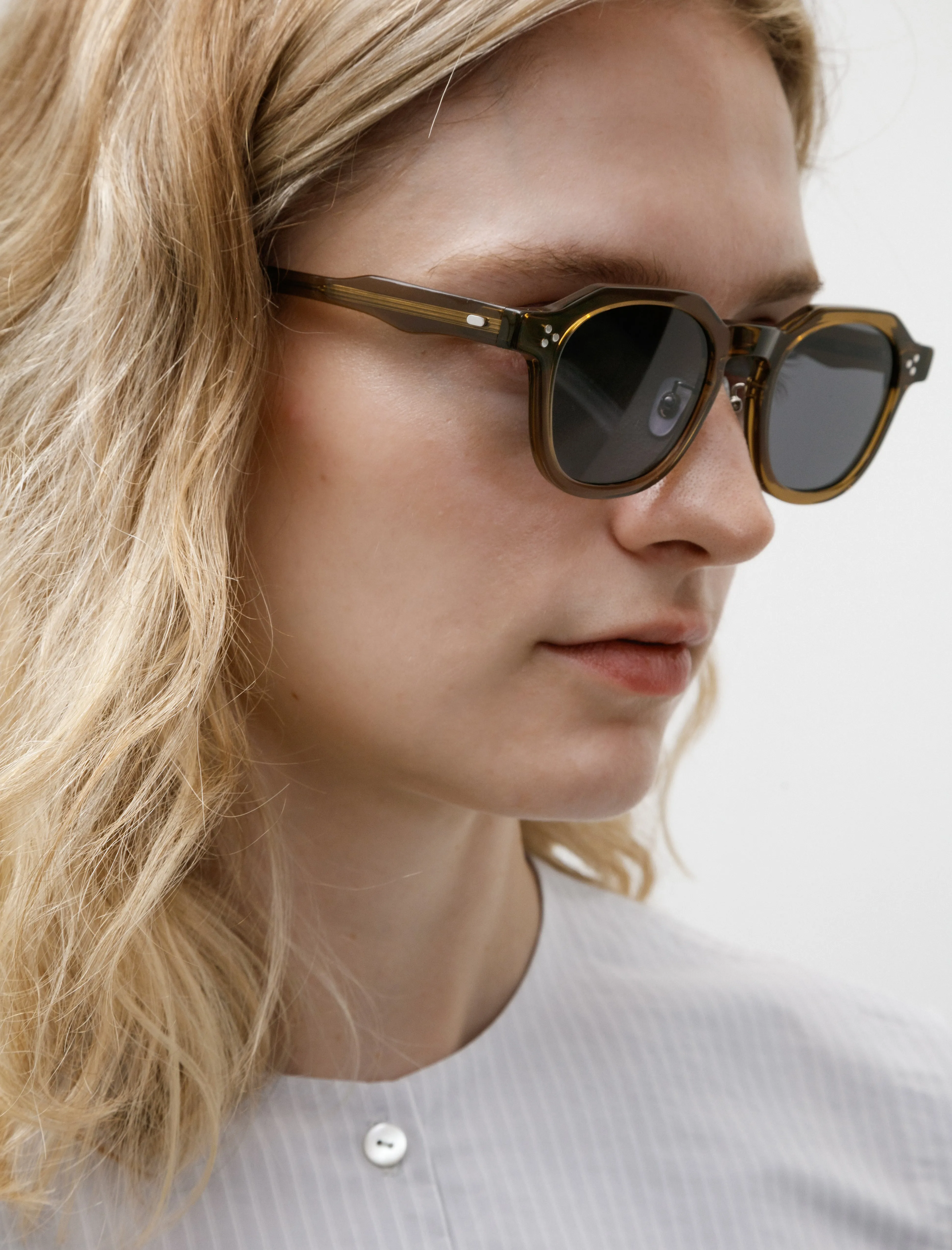 Salvi Sunglasses Olive/Dark Grey sold by SHOP NEIGHBOR product image thumbnail 3