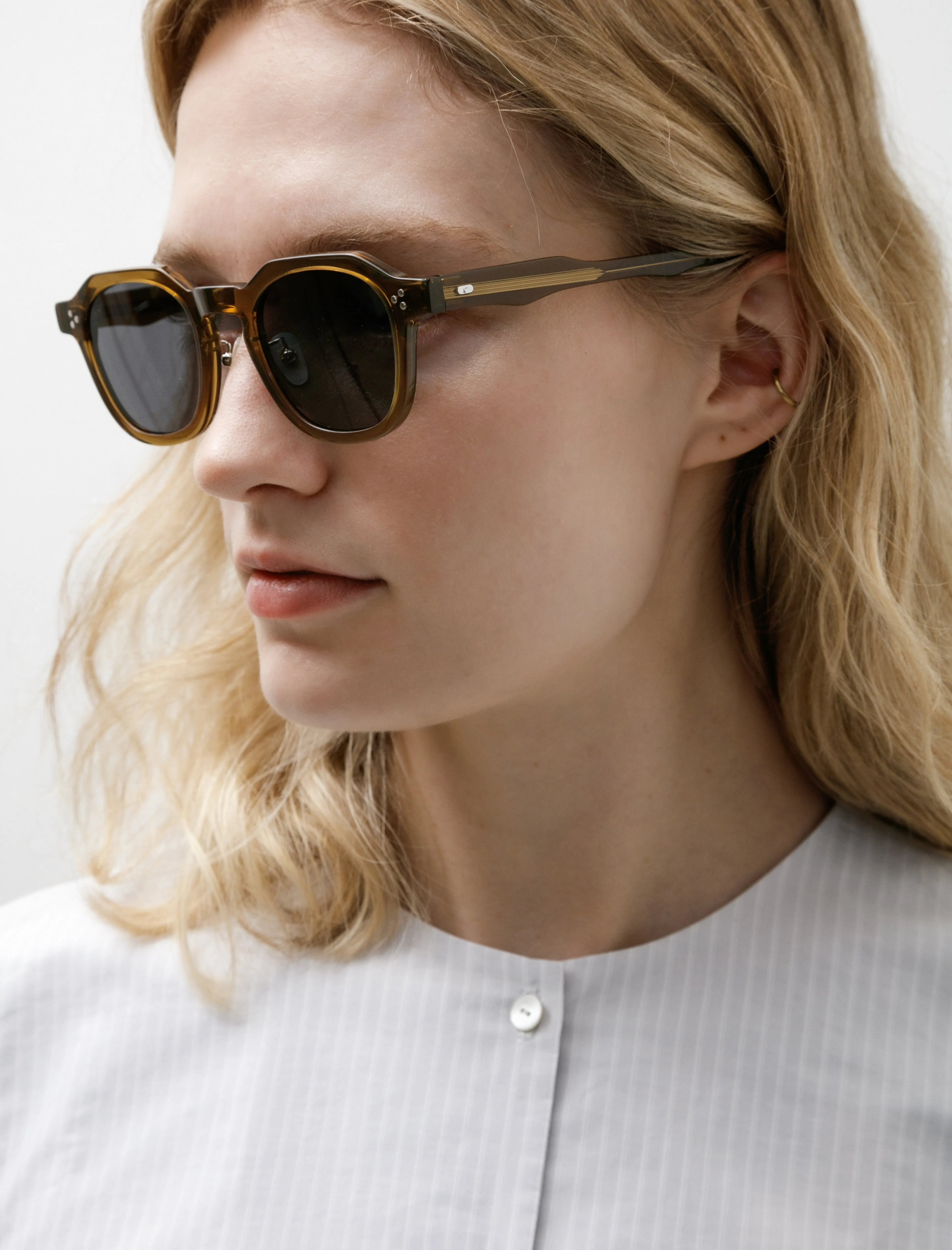 Salvi Sunglasses Olive/Dark Grey sold by SHOP NEIGHBOR product image thumbnail 2