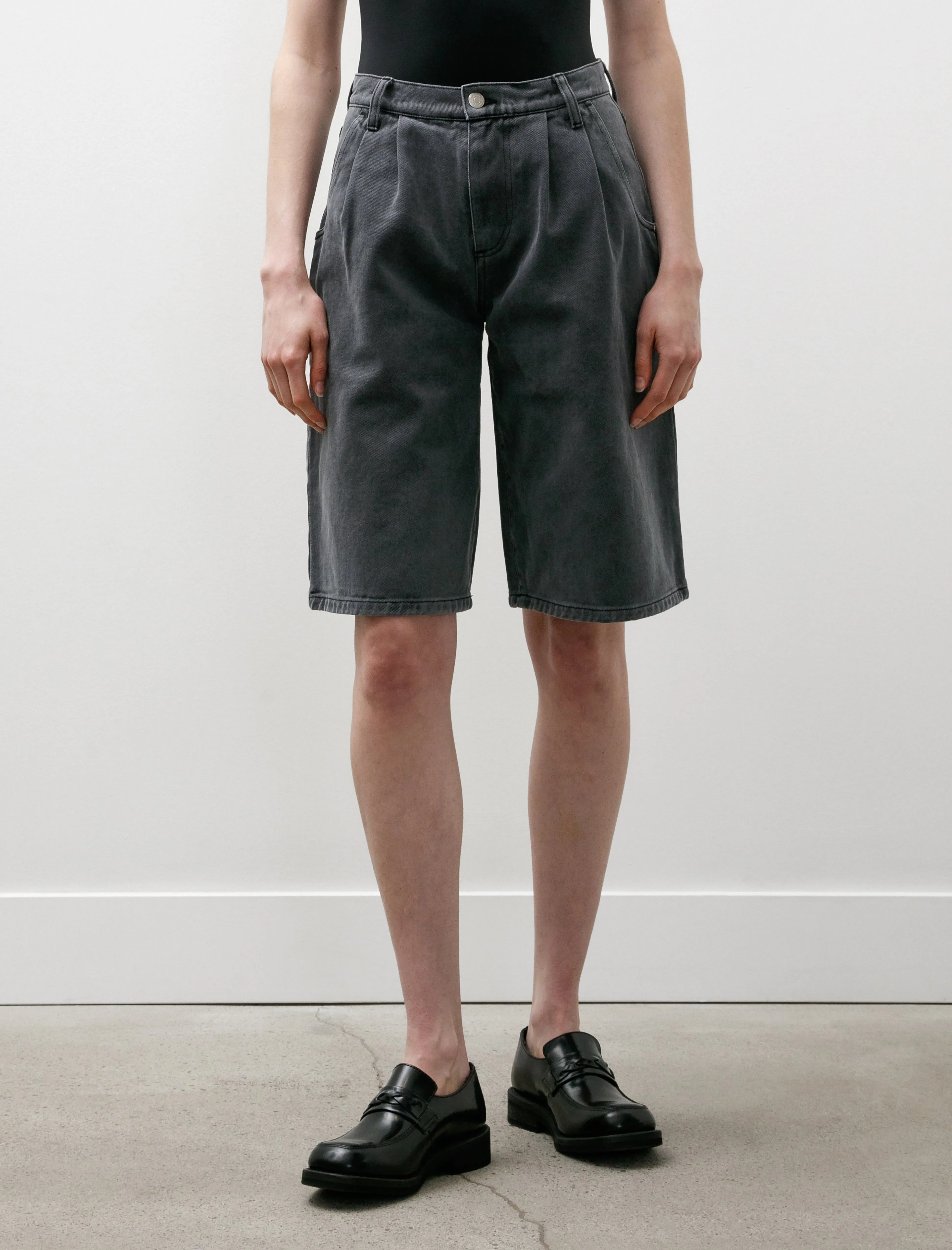 Flower Rivet Shorts Slate sold by SHOP NEIGHBOR product image thumbnail 2