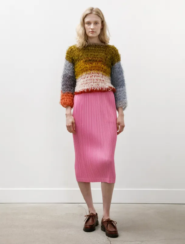 Loop Bottoms Skirt Pink made by SHOP NEIGHBOR