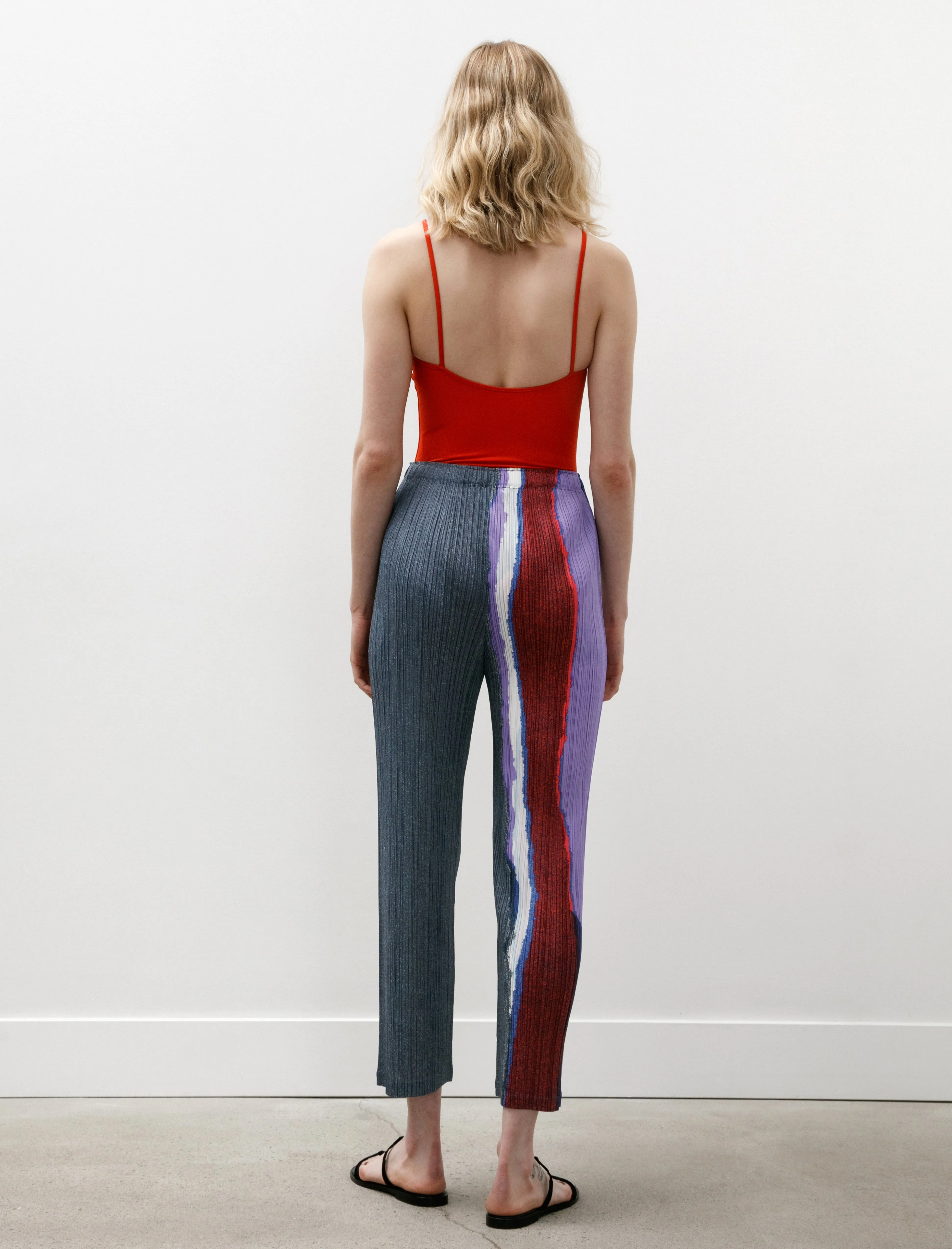 Grainy Colors Pants Dark Blue Grey sold by SHOP NEIGHBOR product image thumbnail 5