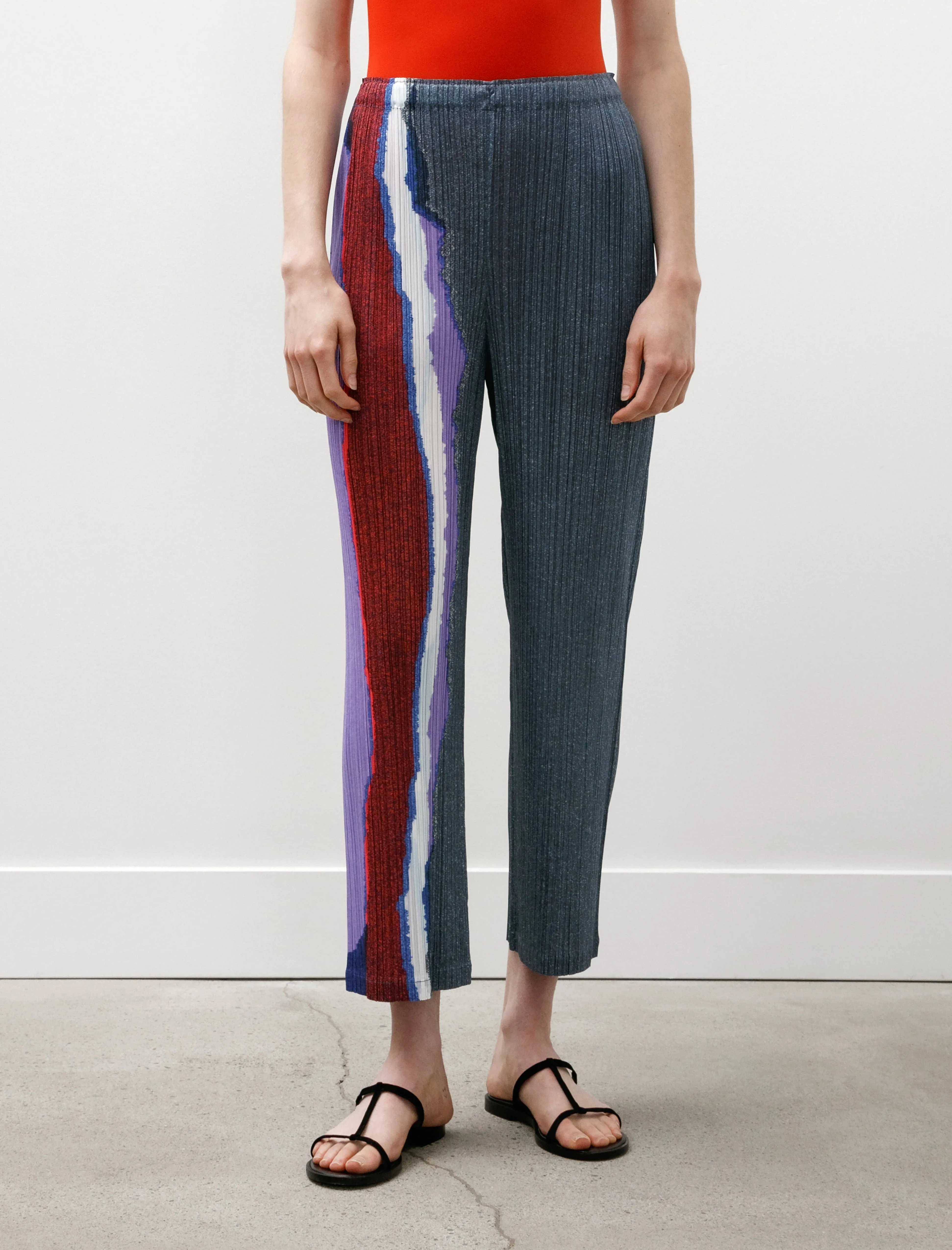 Grainy Colors Pants Dark Blue Grey sold by SHOP NEIGHBOR product image thumbnail 2