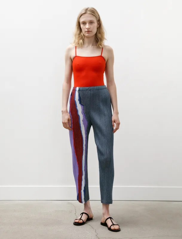 Grainy Colors Pants Dark Blue Grey sold by SHOP NEIGHBOR