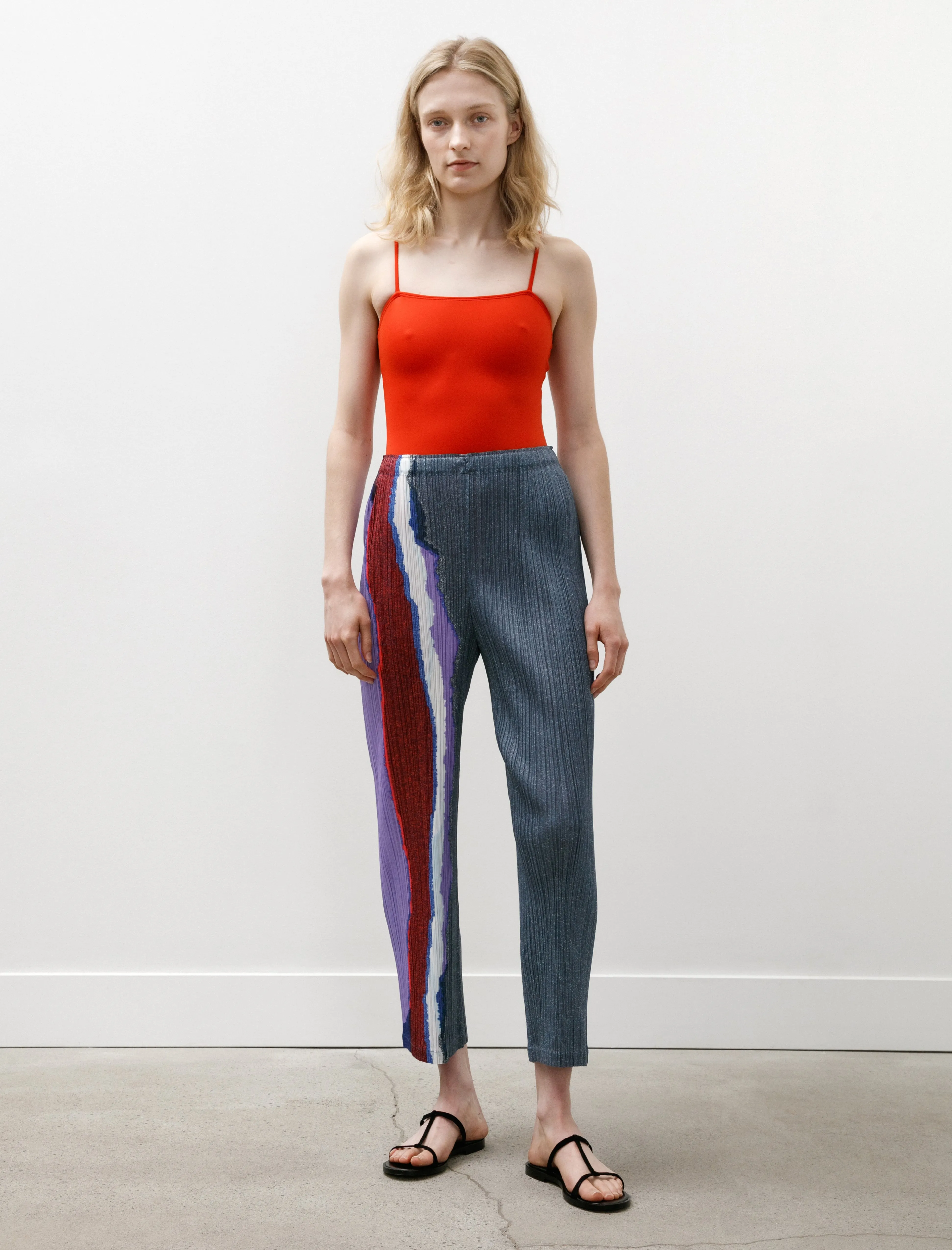 Grainy Colors Pants Dark Blue Grey sold by SHOP NEIGHBOR